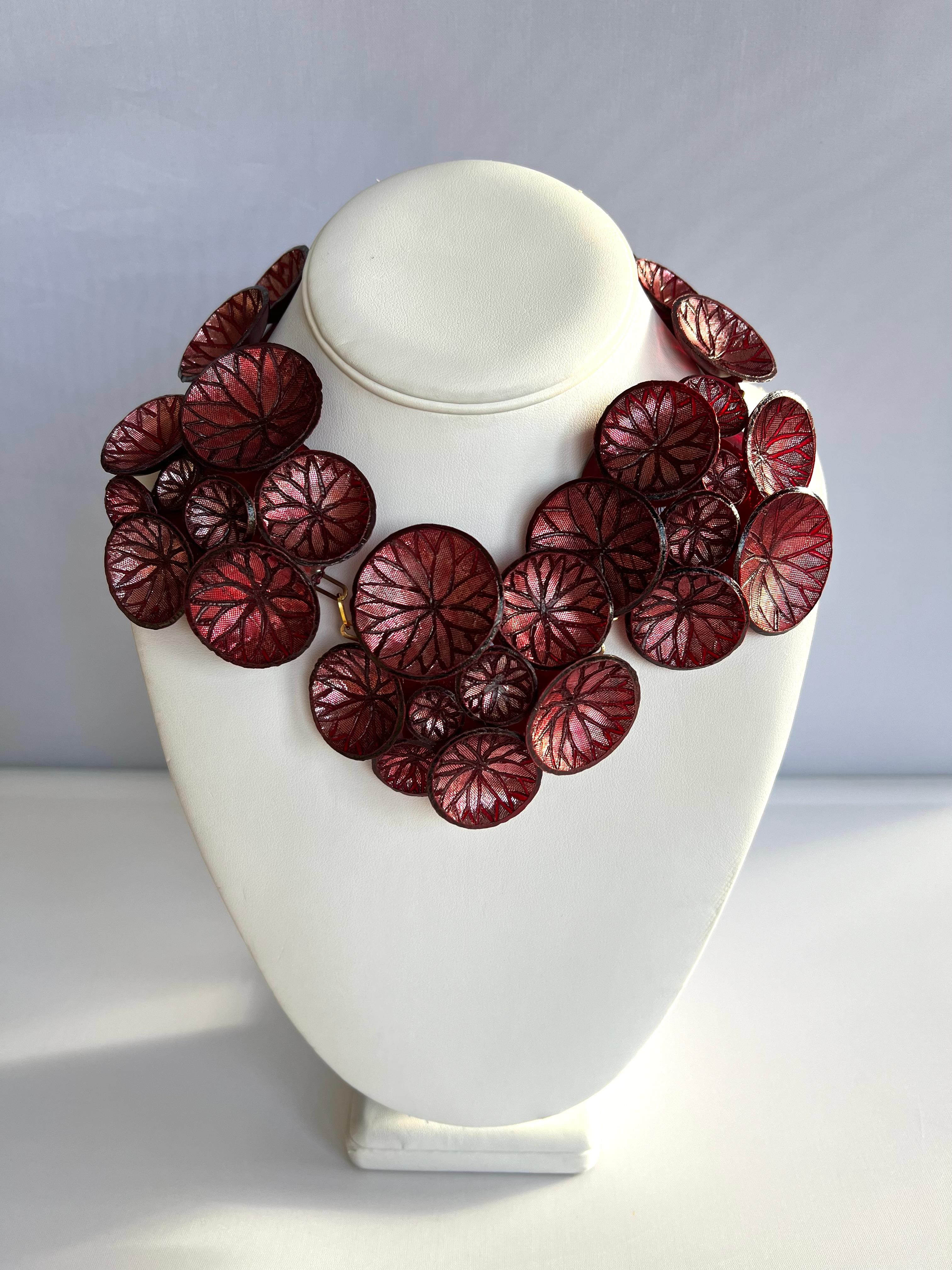 The Skyline Collection Lot of 58 Pieces Women's Burgundy Statement Necklace  - Walmart.com
