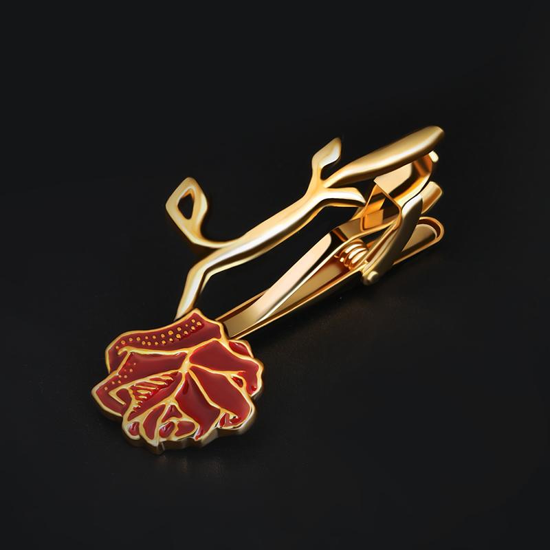 You can never go wrong with a red rose—so let our Burgundy Bliss Eternal Tie Clip do all the talking. Our beautifully hand-crafted floral treasure symbolizes love, passion, and desire. Perfect for any occasion, your special someone will treasure