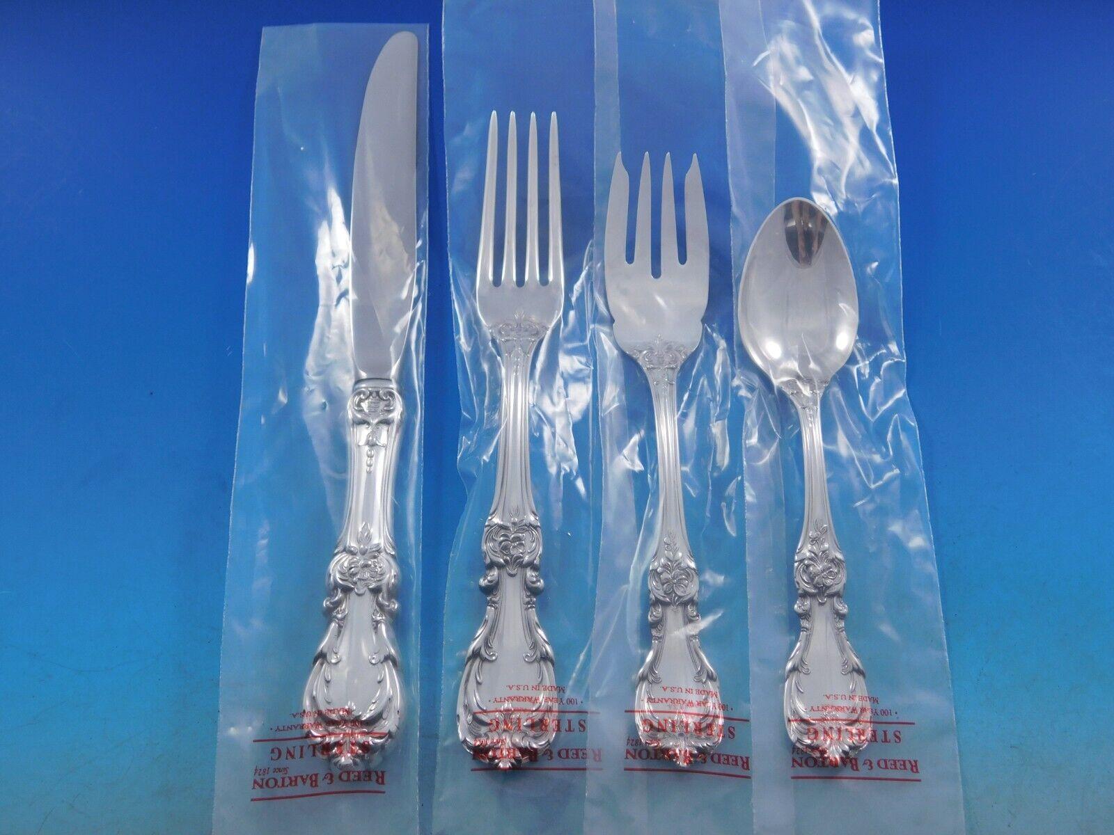 Inspired by the French Renaissance, the Burgundy Sterling Silver Flatware pattern from Reed & Barton is decorated with motifs of scrolls, leaves and flowers which captures old world elegance with up-to-date flourishes.
BURGUNDY BY REED & BARTON