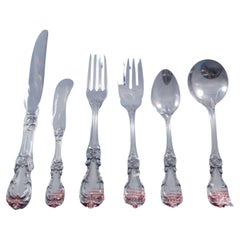 Burgundy by Reed & Barton Sterling Silver Flatware Set for 8 Service 55 pcs New
