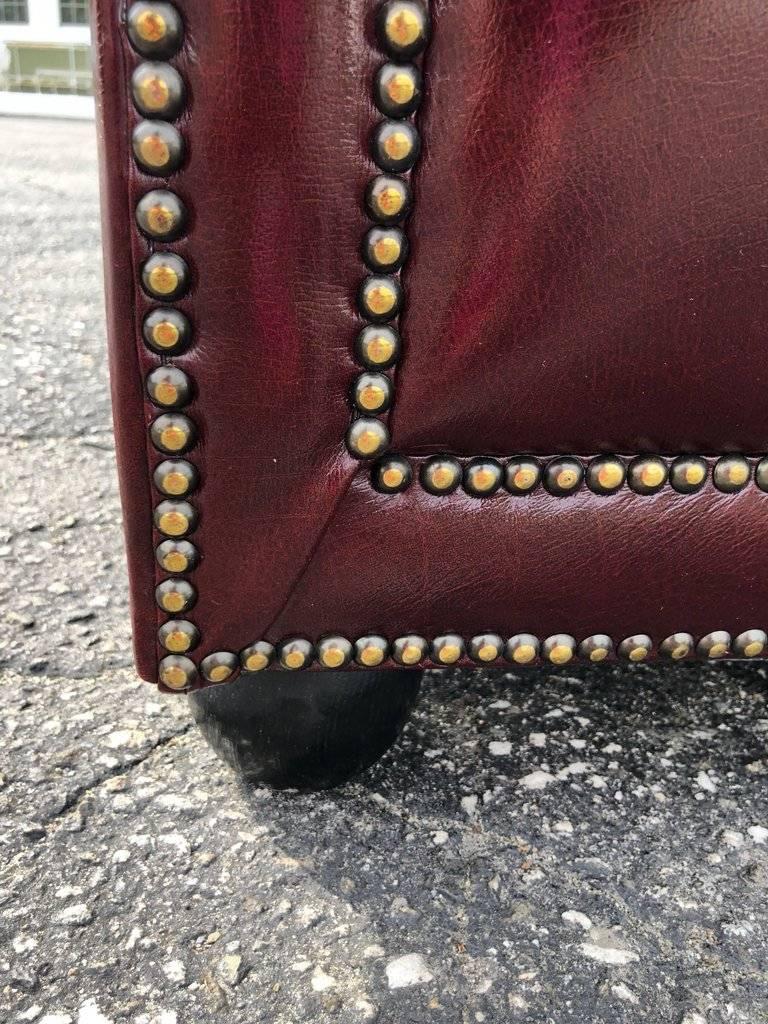 Burgundy Chesterfield Sofa 3
