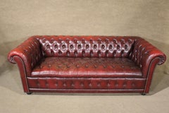 Burgundy Chesterfield Sofa