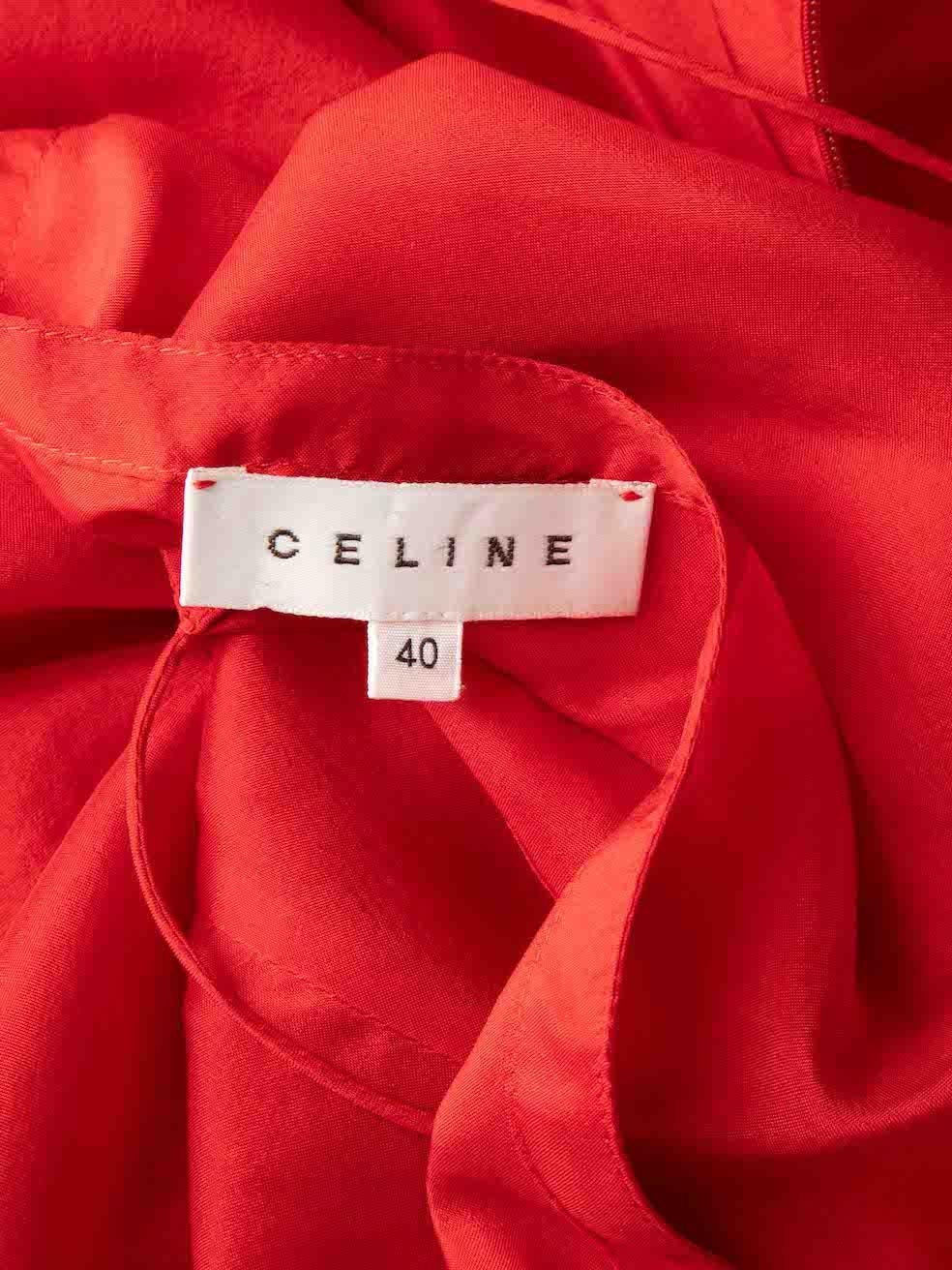Mini robe superposée rouge Taille L en vente 3