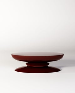 Rocky Couchtisch mit burgunderfarbener Lackierung von OMER OZTURK