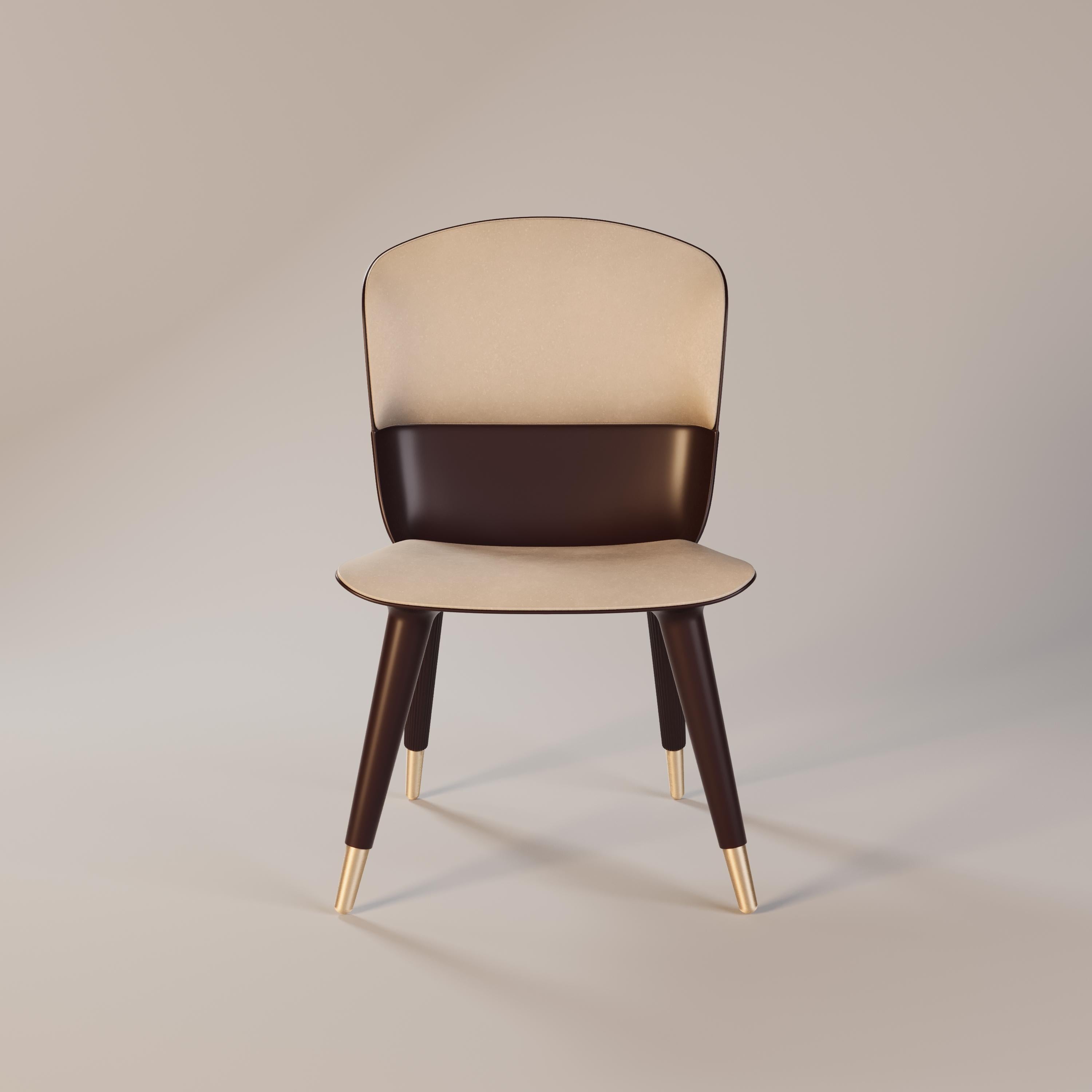 Silla de comedor para exterior con tapicería de piel burdeos Portugués en venta