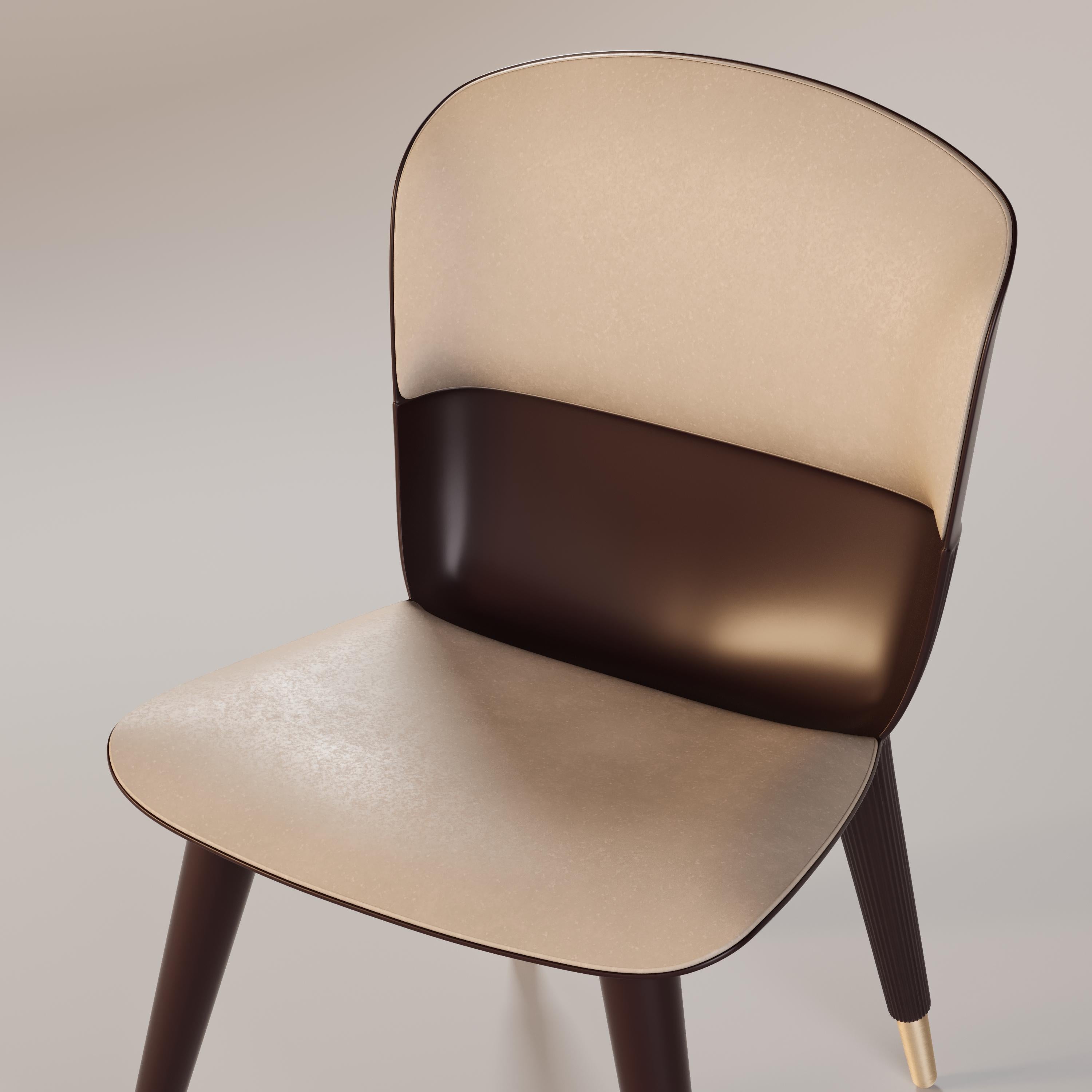Silla de comedor para exterior con tapicería de piel burdeos en Nuevo estado para la venta en Santo Tirso, PT