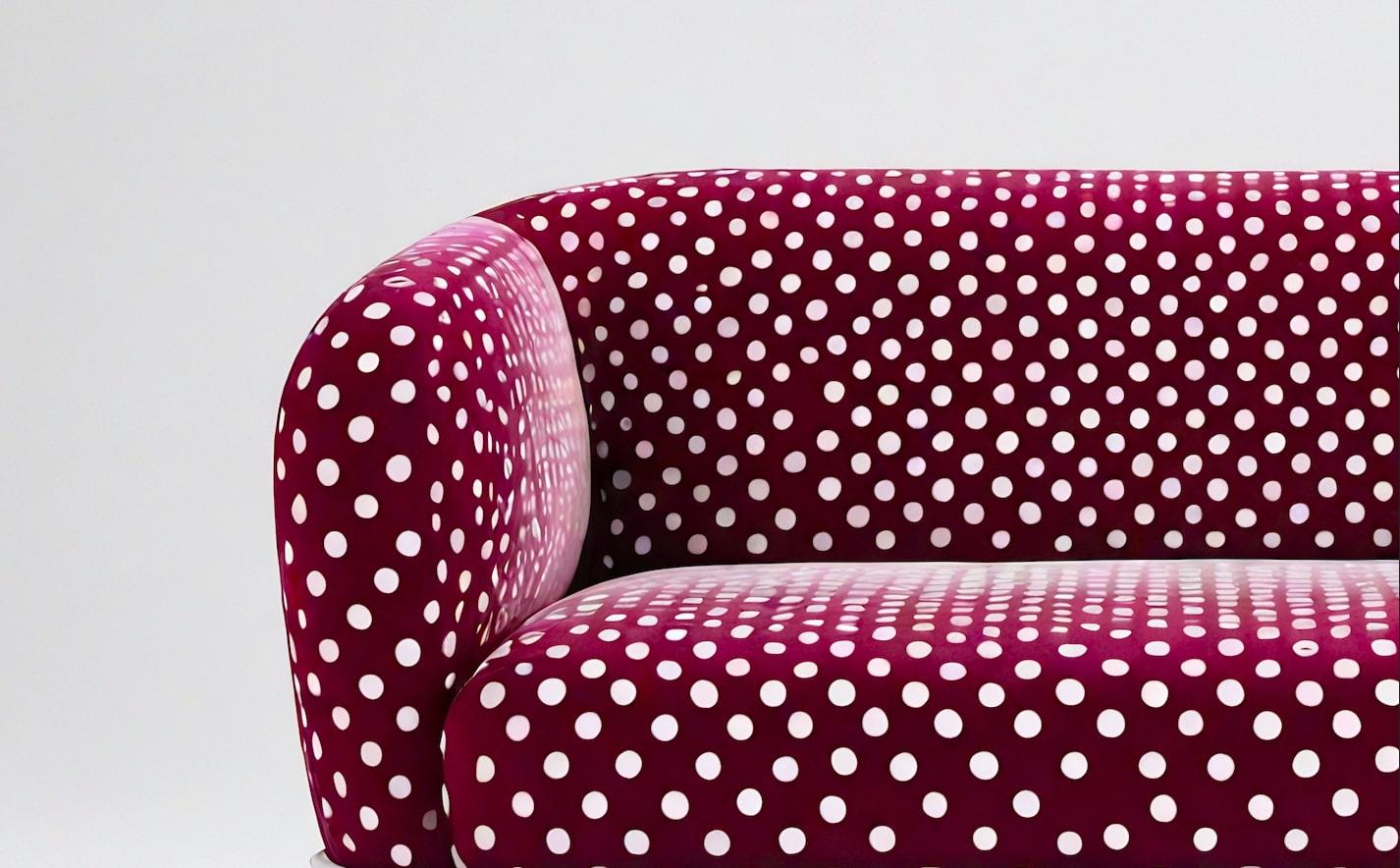 Butaca Polkadot Borgoña Indio en venta