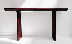 Burgundy Stained Ash Daiku Console 160 by Victoria Magniant