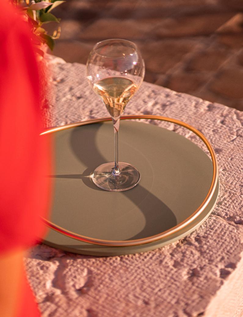 Italian Burgundy Touché a Tray by Mason Editions For Sale