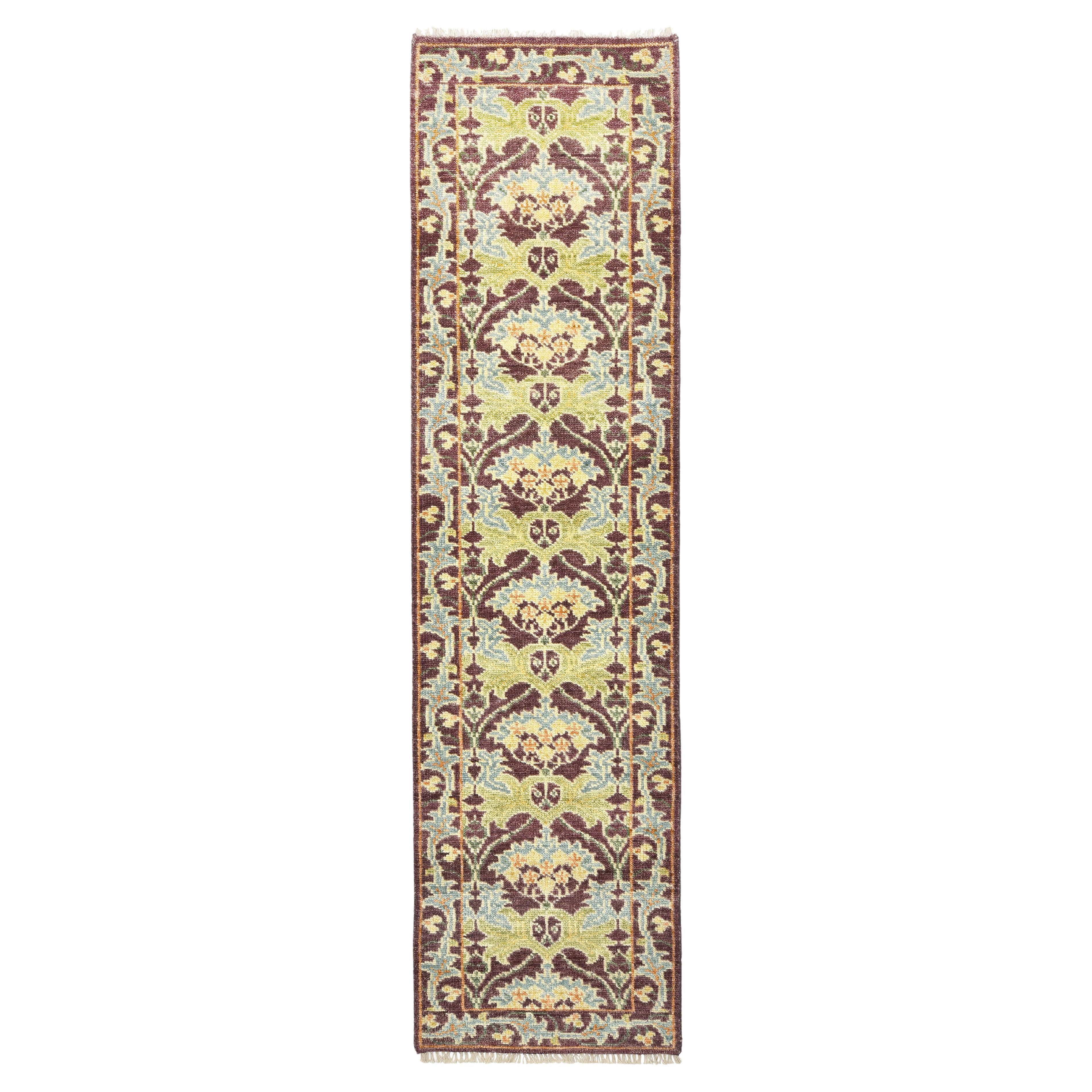 Burgundy William Morris Inspired Runner