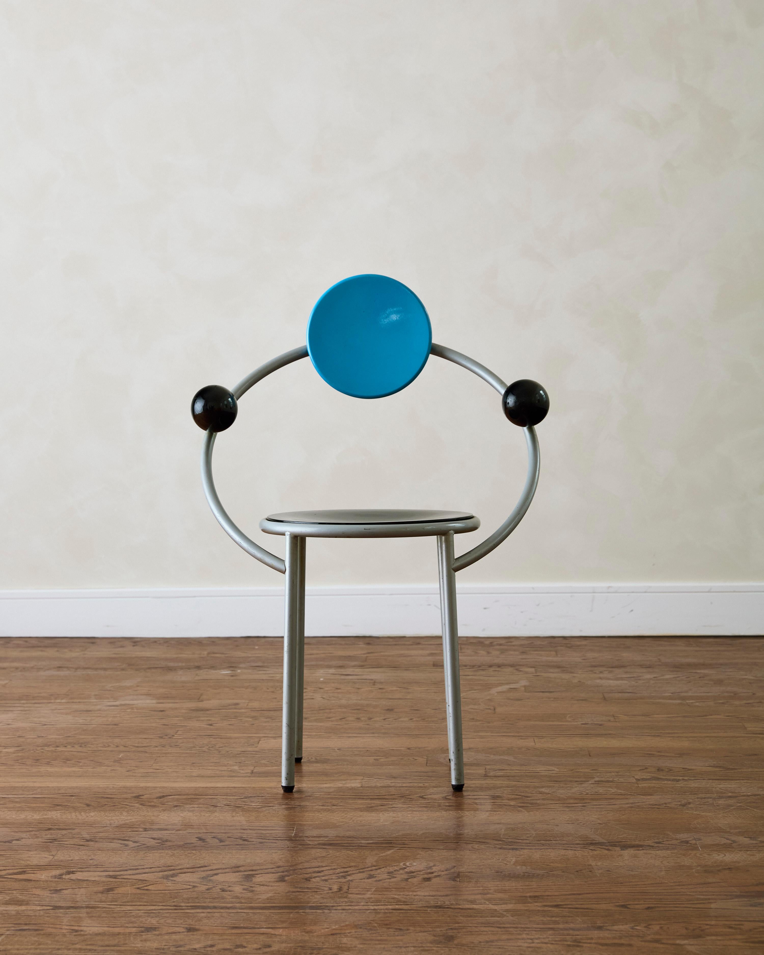 Table à manger à écrire et première chaise 'Burgundy' par Michele De Lucchi en vente 5