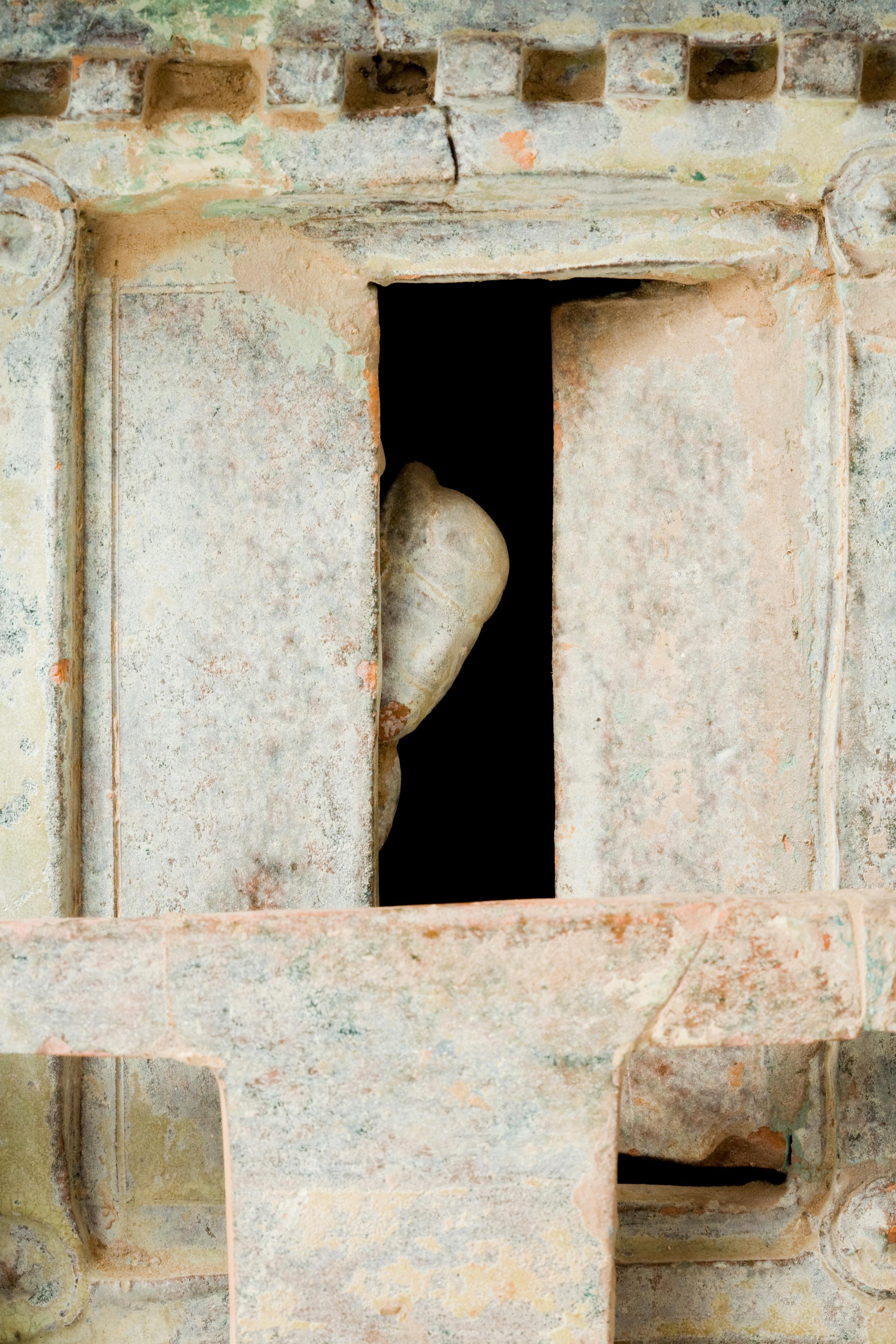 Burial Model of a Green glazed Watch-Tower, Han Dynasty 1