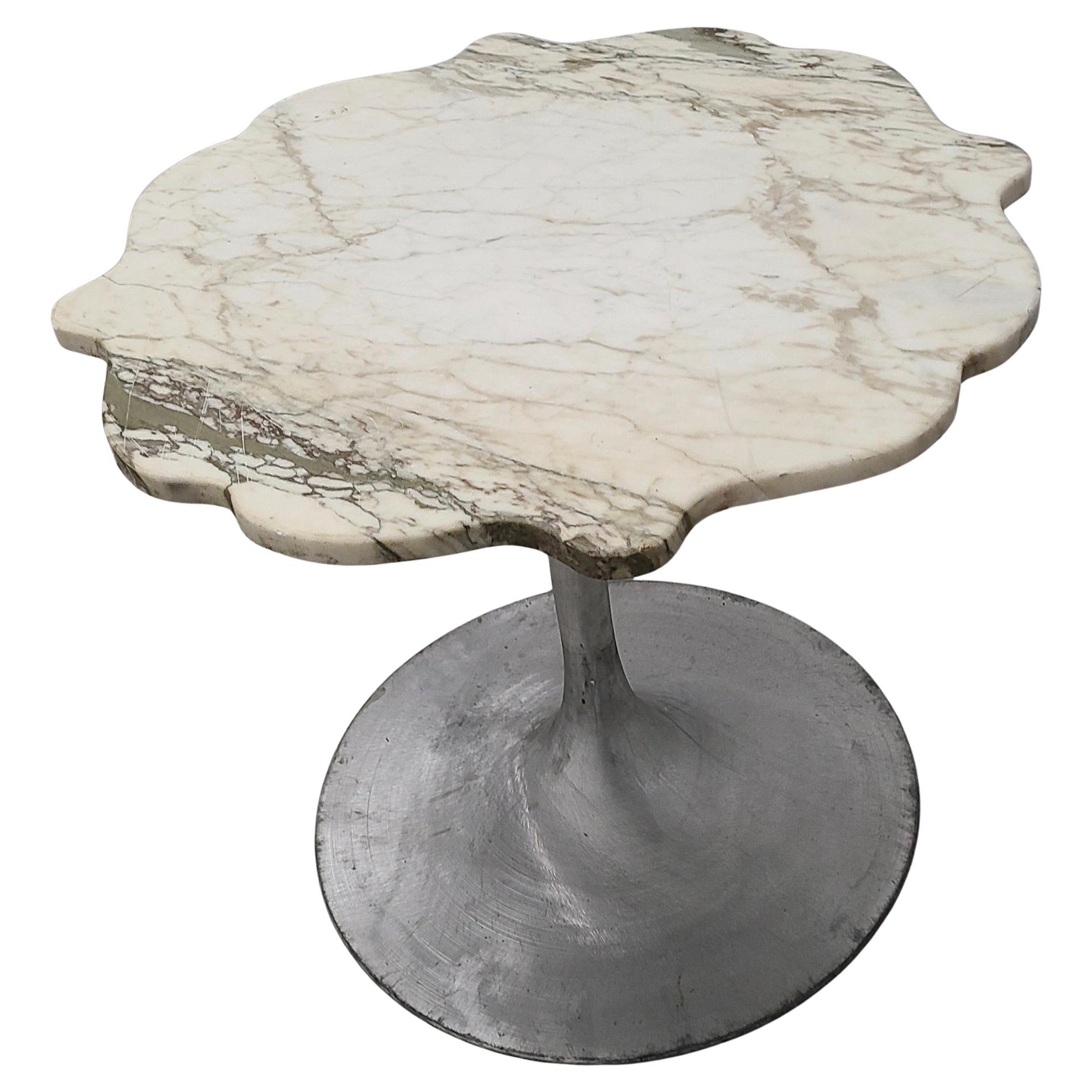Burke Tulip Table Marble Flower Top Continental Height 5