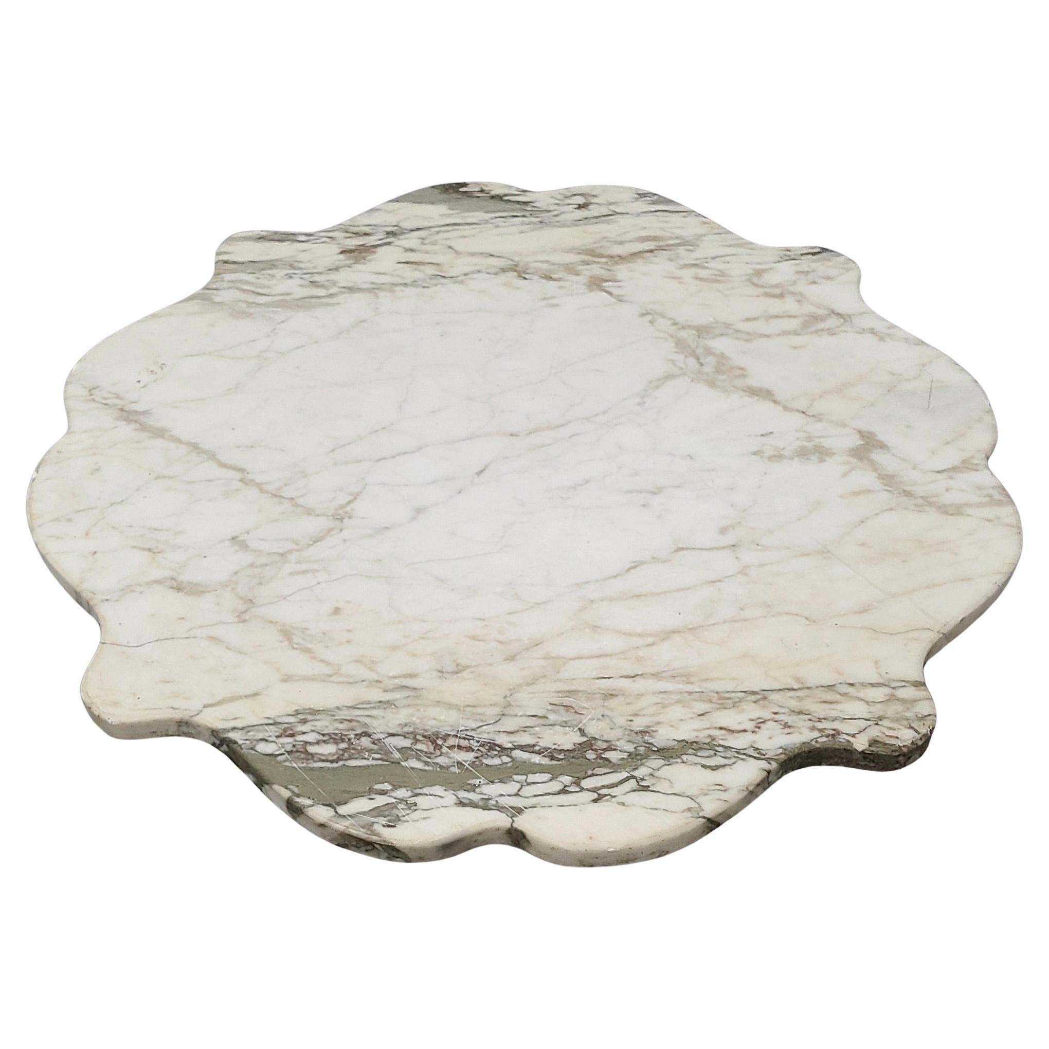 Burke Tulip Table Marble Flower Top Continental Height 7