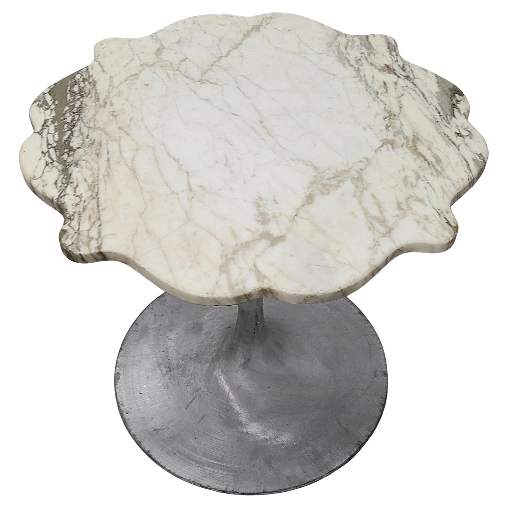 Burke Tulip Table Marble Flower Top Continental Height 2