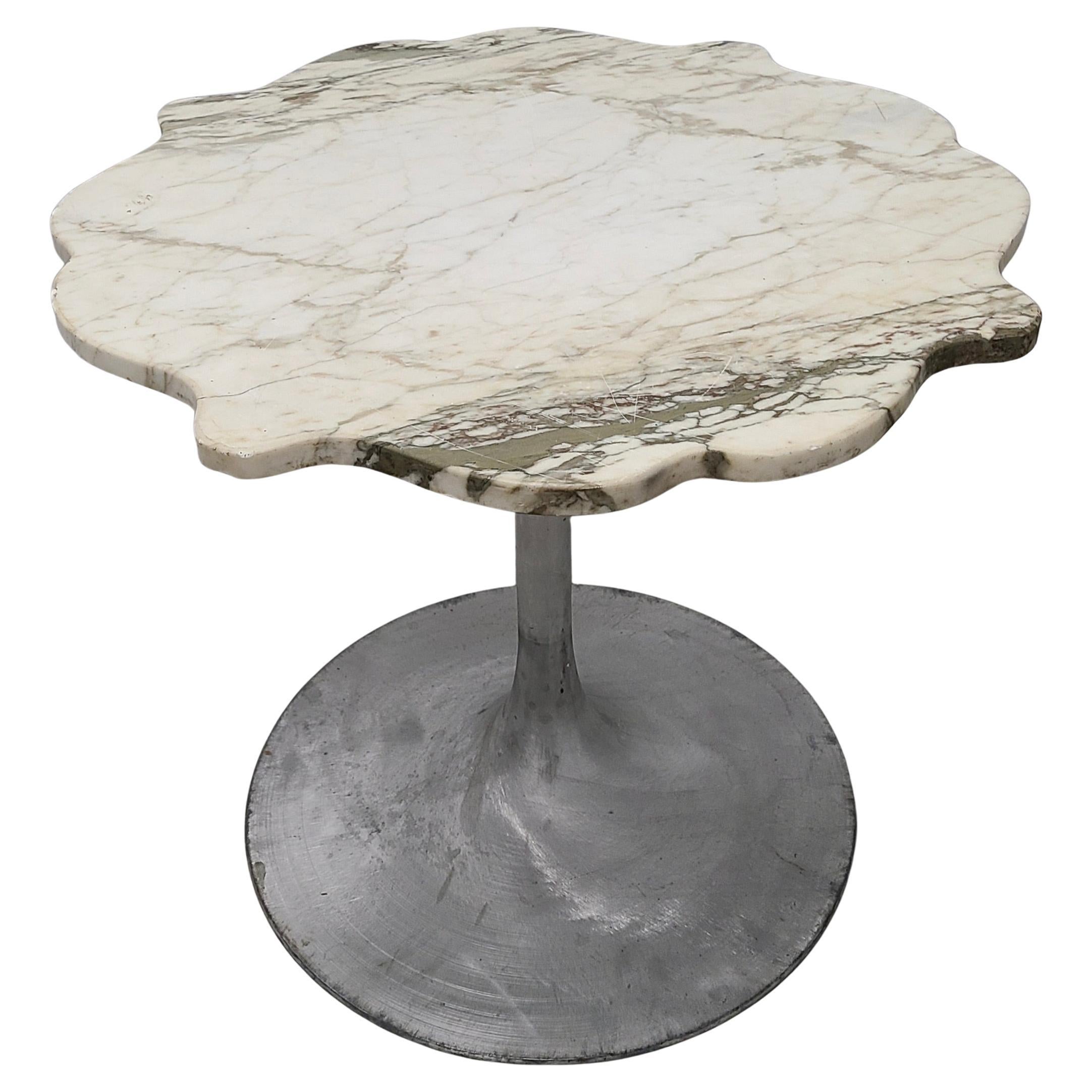 Burke Tulip Table Marble Flower Top Continental Height 3