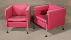 Fauteuils de salon cubiques Felix de Burkhard Vogtherr pour Arflex