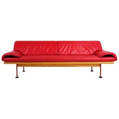 Burkhard Vogtherr für Brayton International Ledersofa:: 1984