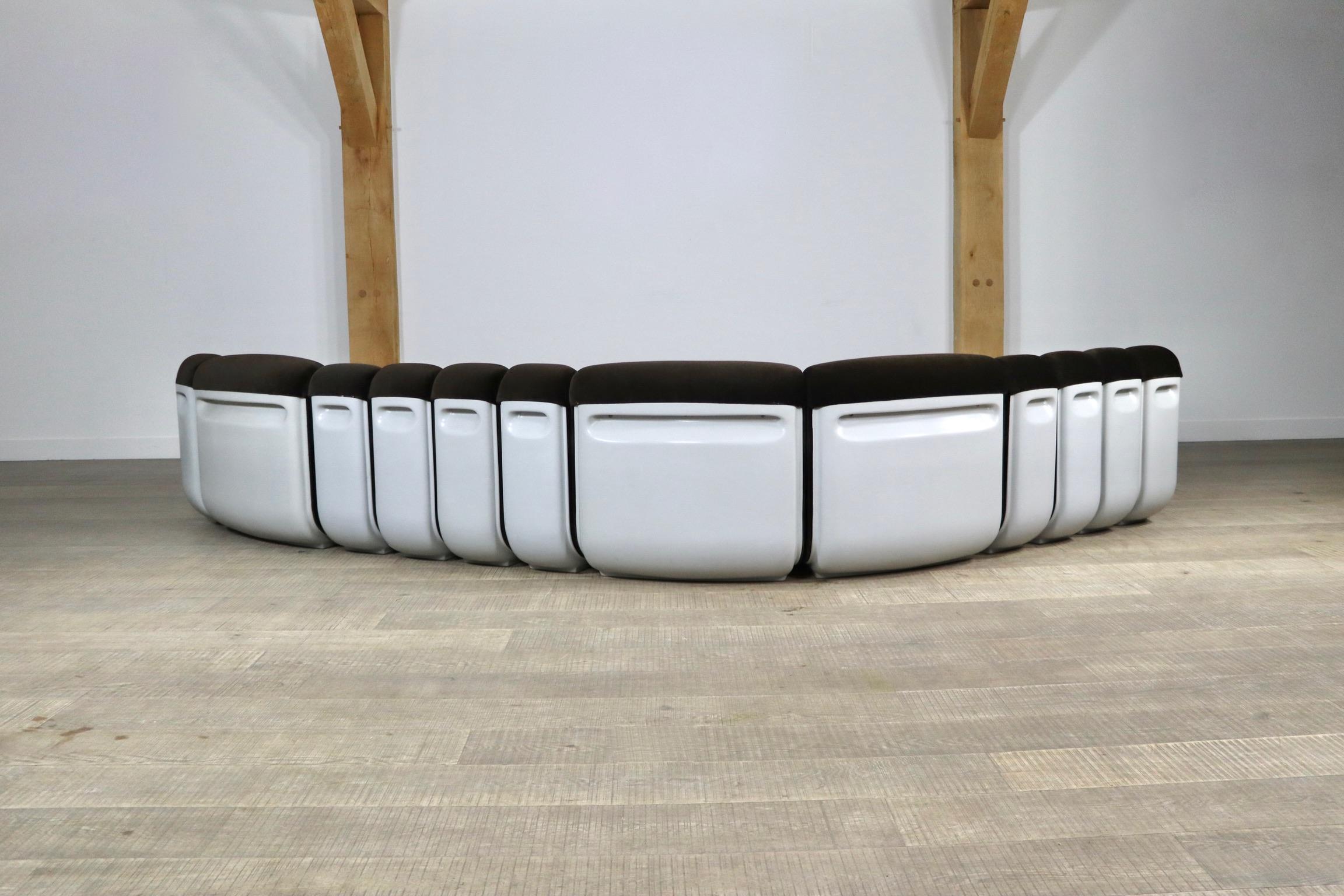 Burkhard Vogtherr for Rosenthal Studio Line ‘Vario Pillo’ Modular Sofa, 1970s 7