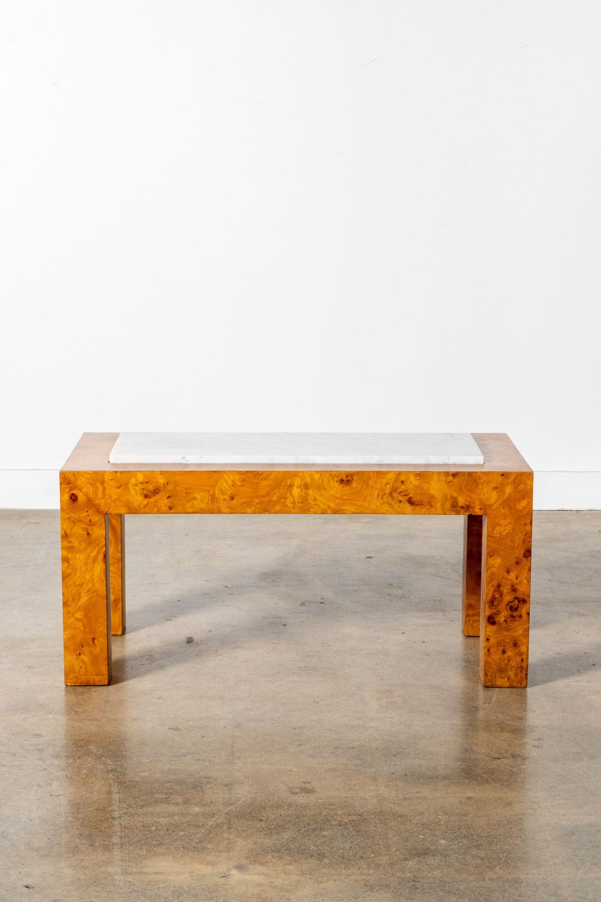 Art déco Table d'appoint broussin et marbre en vente