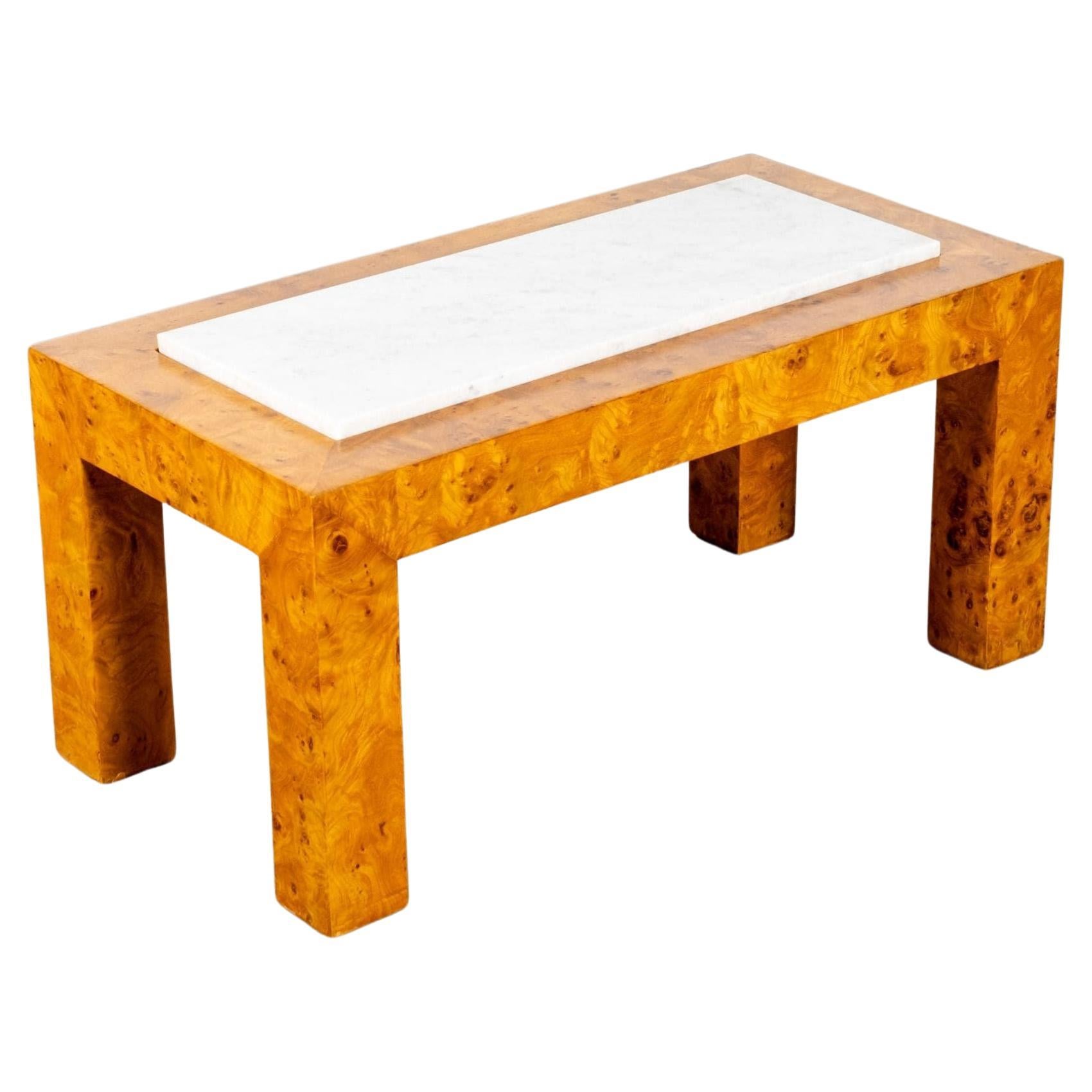 Table d'appoint broussin et marbre en vente