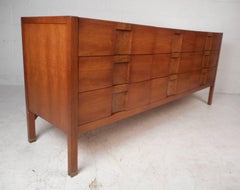 Burl and Walnut Dresser by Lane Furniture