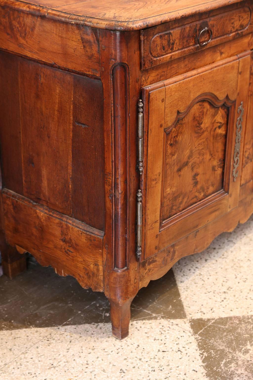 19th Century Burl Ash French Buffet