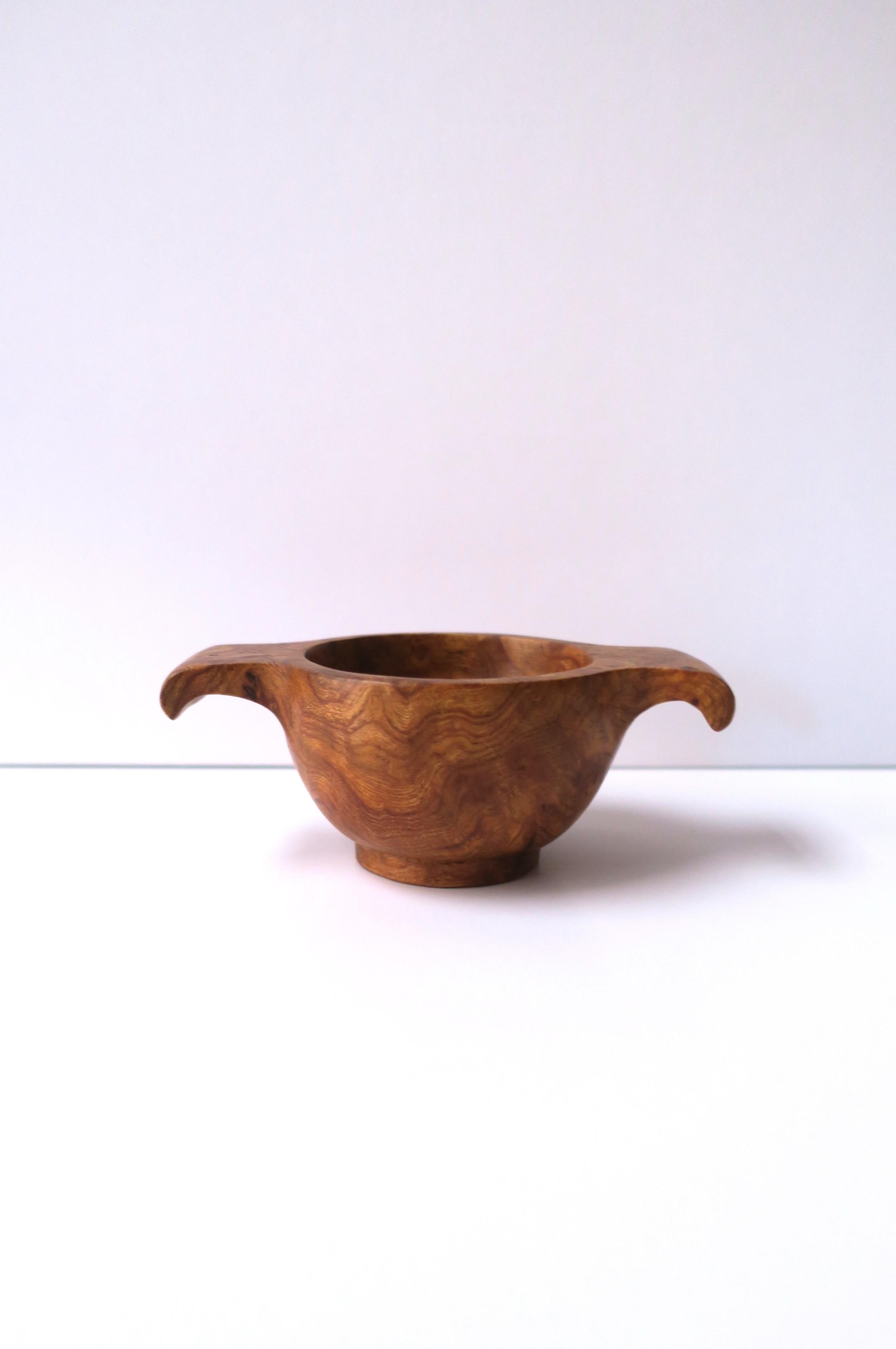20th Century Burl Bowl, Small  For Sale