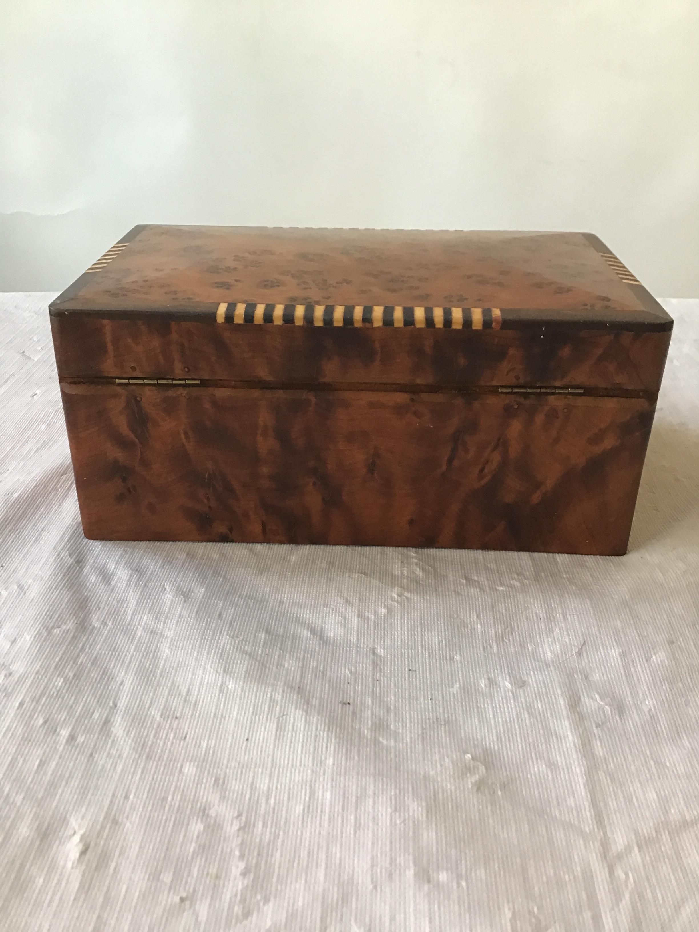 Burl Box with Inlay 2