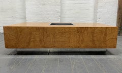Burl Coffee Table Style of Willy Rizzo