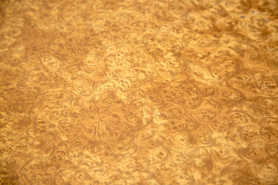 Burl Effect Console Table with Drawer 2