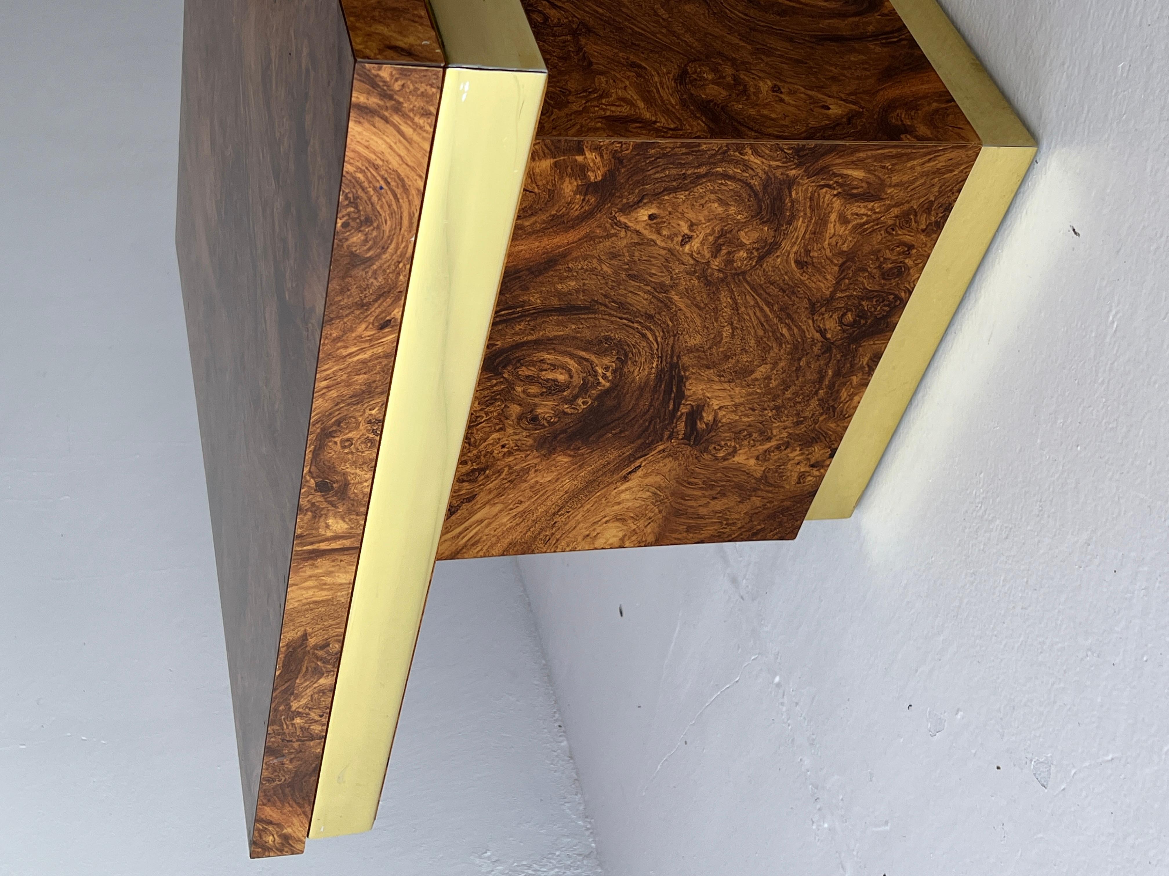 Burl Laminate Coffee or End Table 2