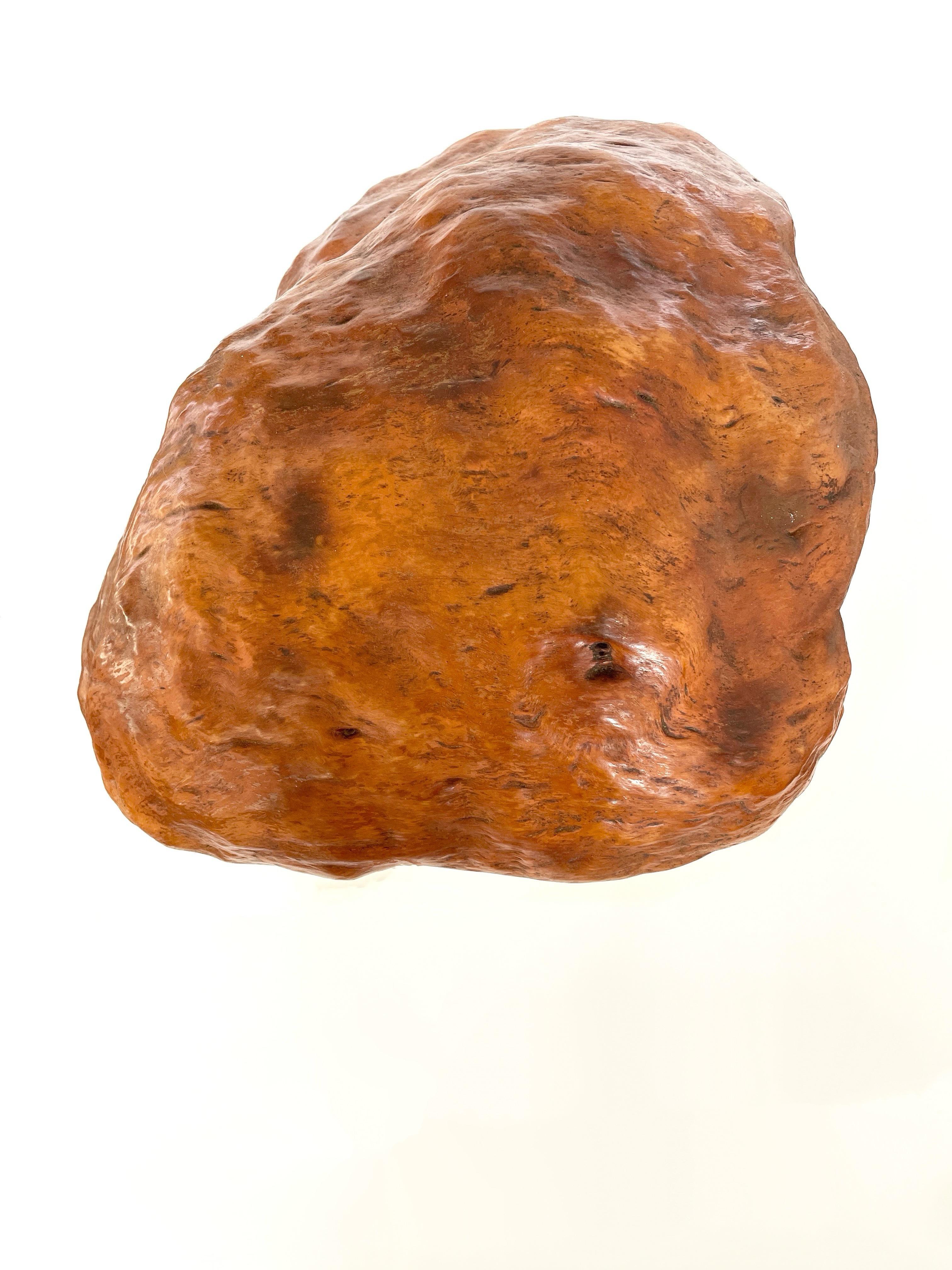 Burl Lamp by Finnish Artistic Craftsman, Finland, 1930s For Sale 1