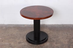 Burl Lamp Table Attributed to Edward Wormley for Dunbar