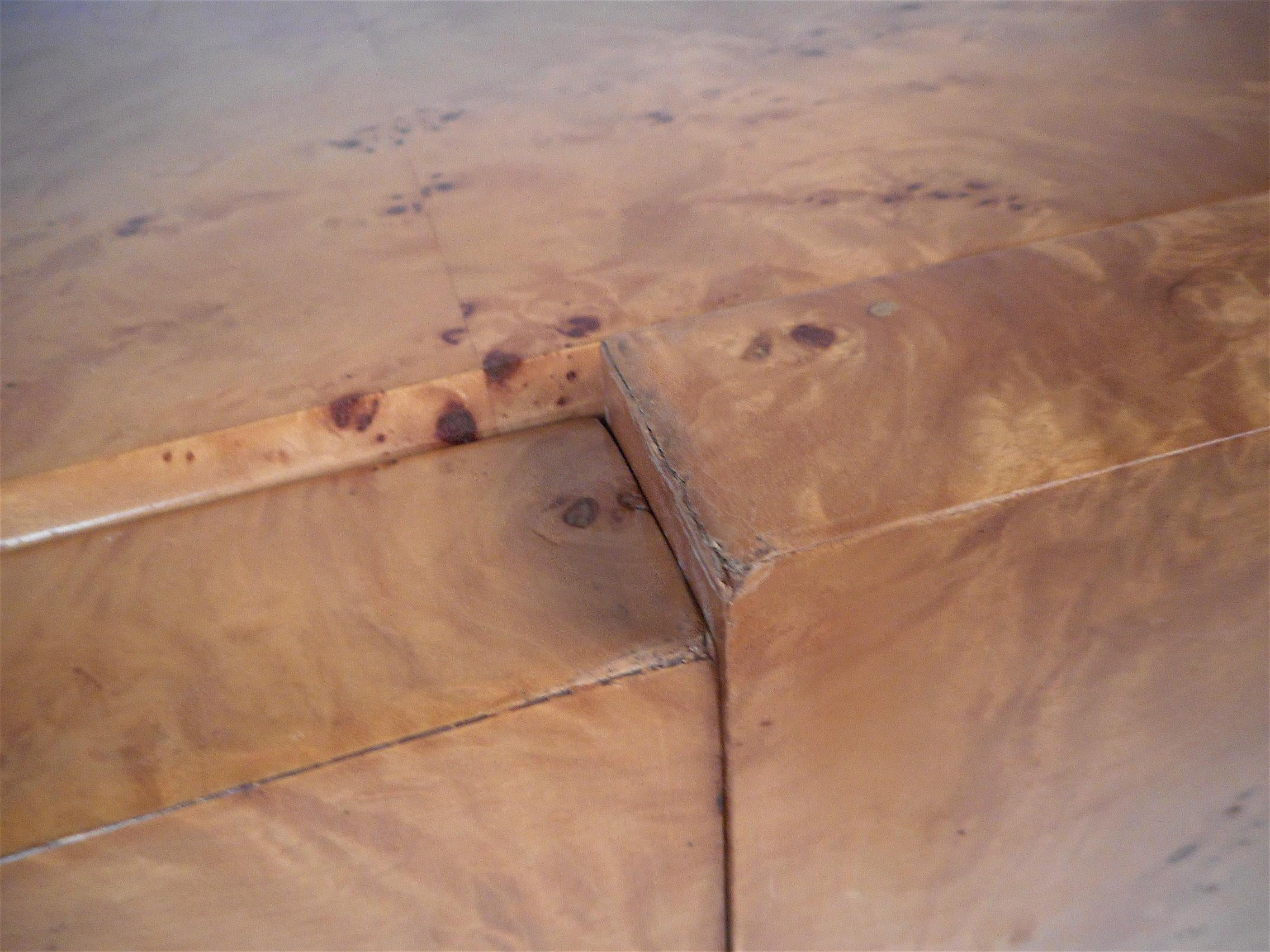 Burl Maple Credenza in the Style of Milo Baughman 6