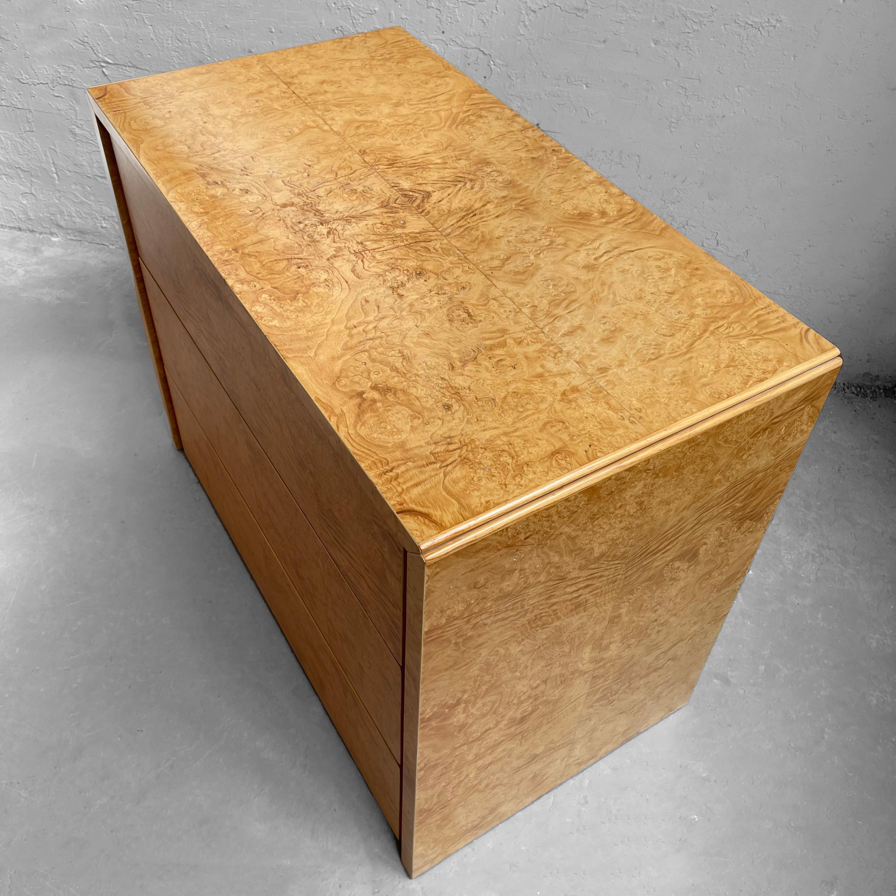 20th Century Burl Olive Wood Dresser by Paul Mayen for Habitat