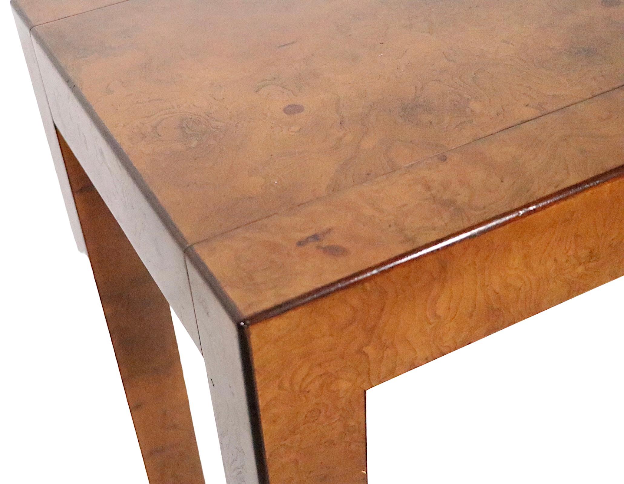 Table console de style Burl Parsons par John Widdicomb en vente 1