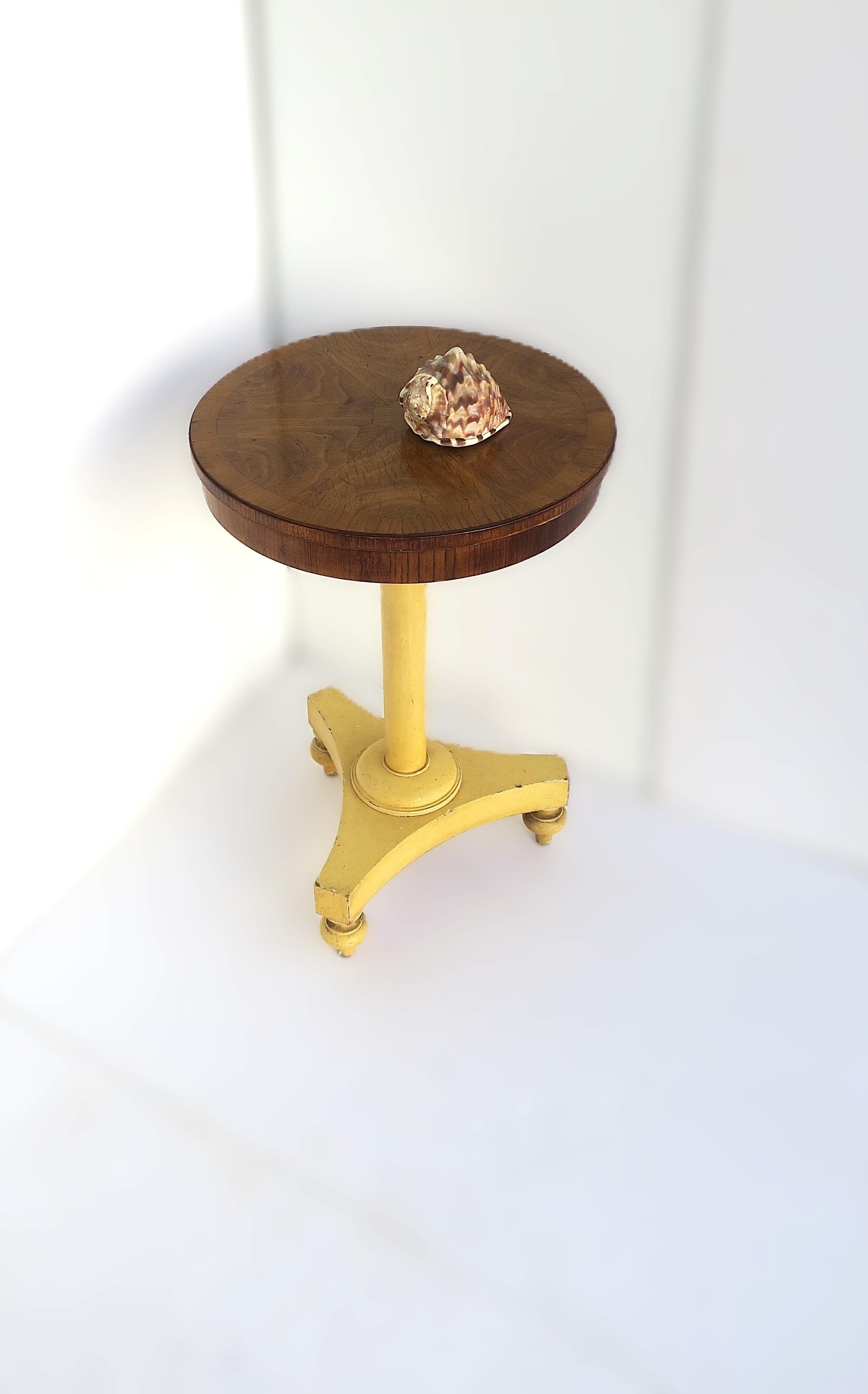 American Burl Side Drinks Table By Widdicomb For Sale
