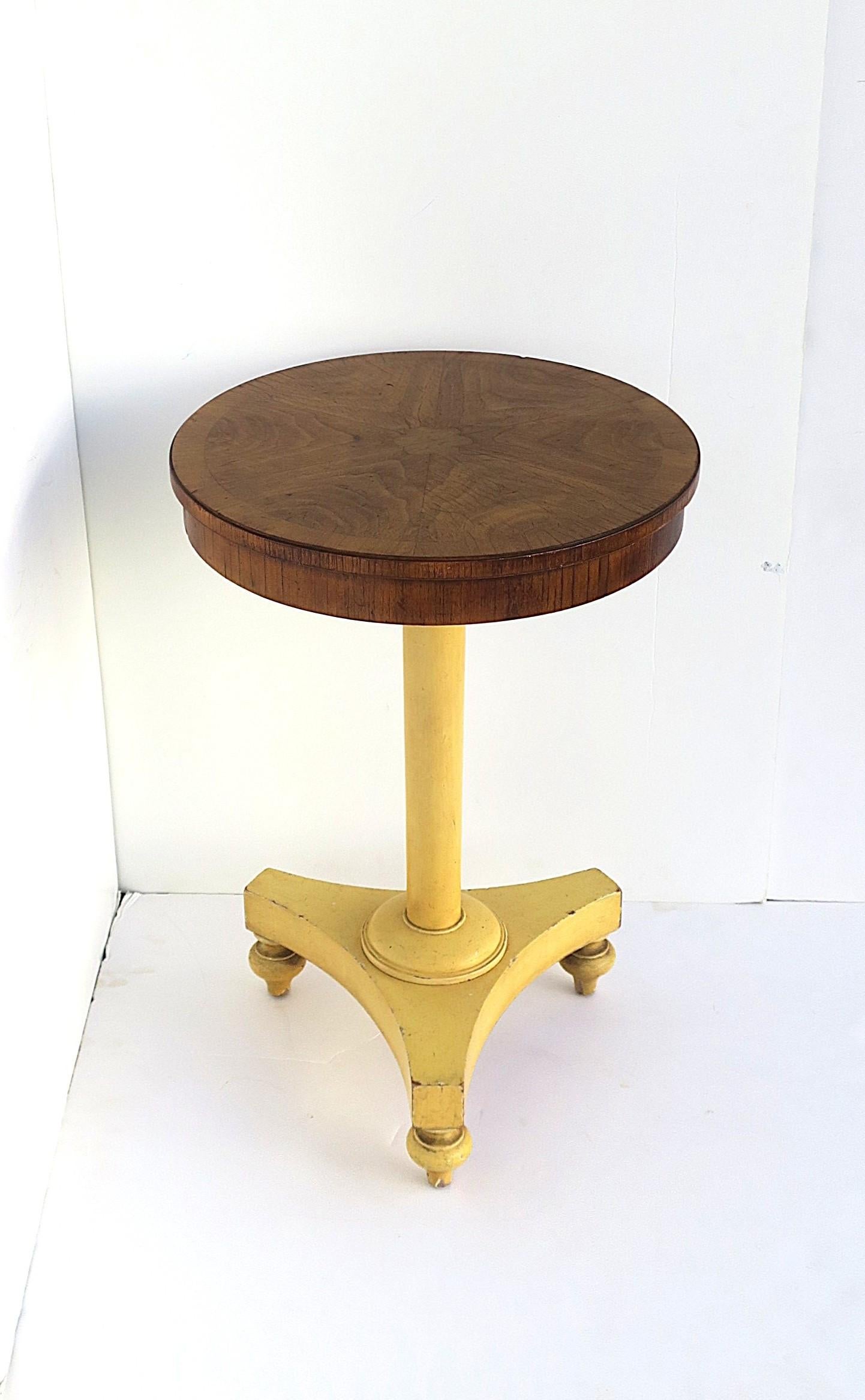 Veneer Burl Side Drinks Table By Widdicomb For Sale