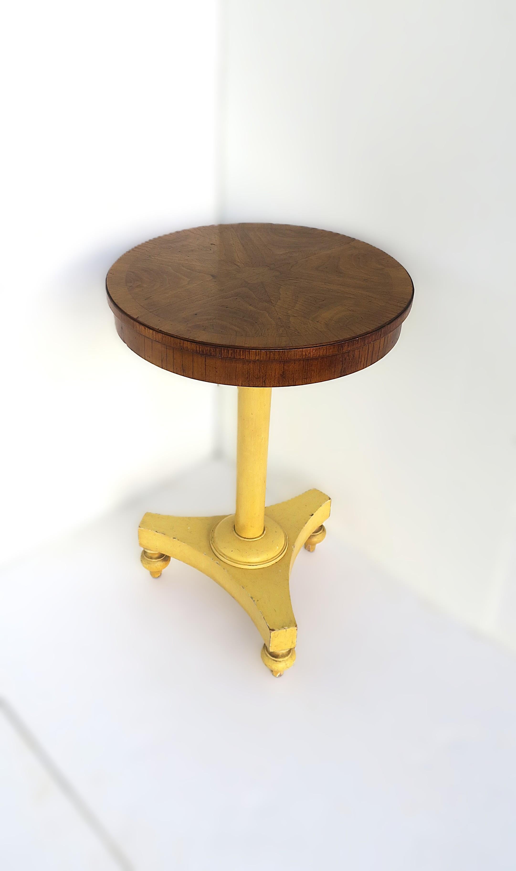 Burl Side Drinks Table By Widdicomb For Sale 1
