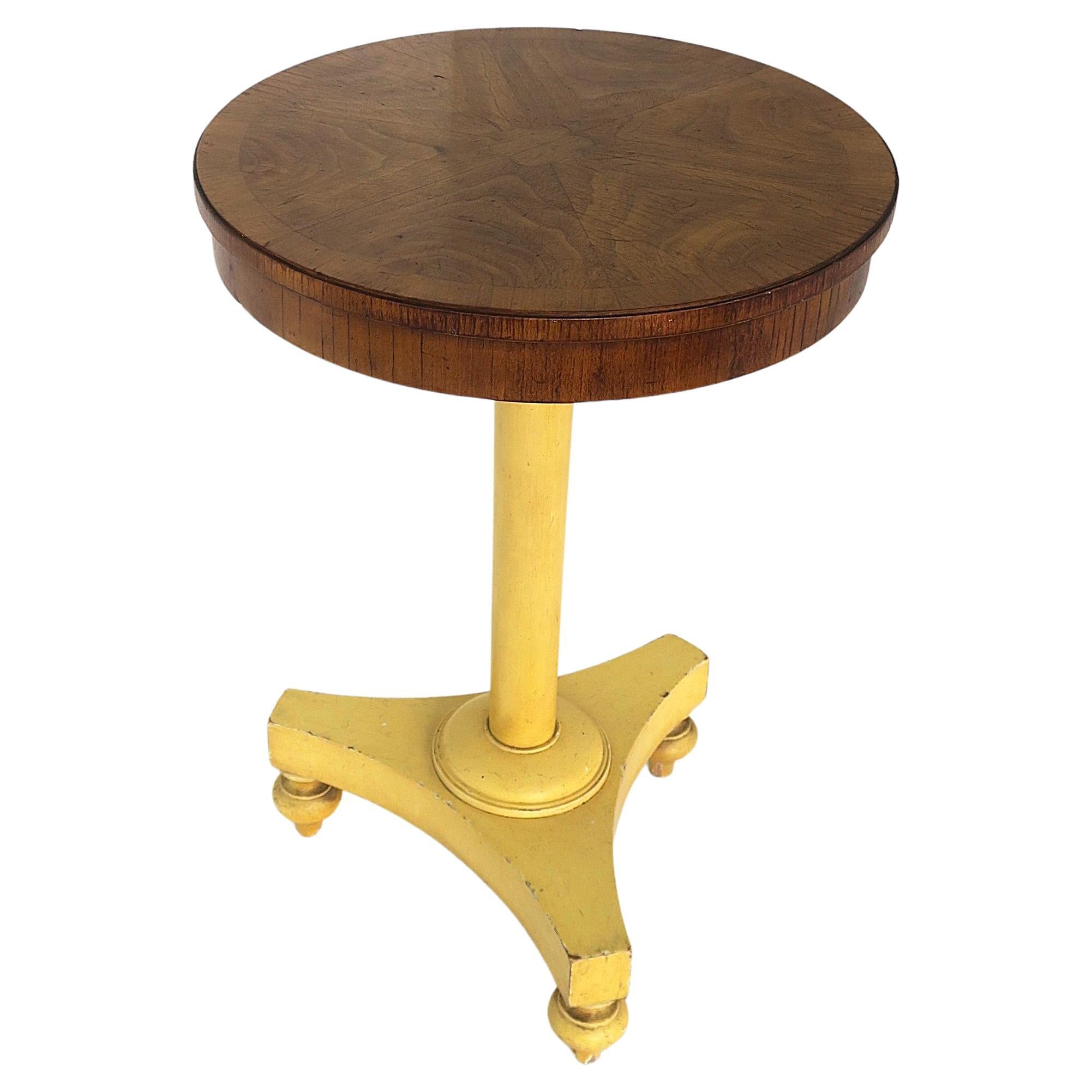 Burl Side Drinks Table By Widdicomb For Sale