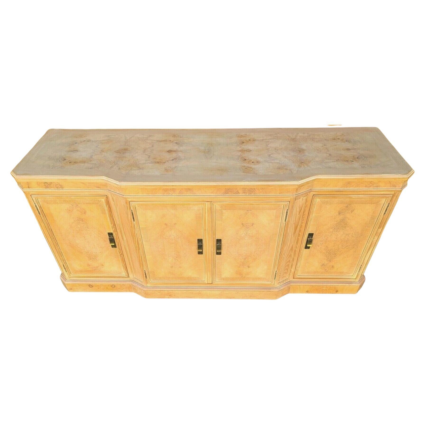 Burl Sideboard Buffet Cabinet by Heritage from Their Corinthian Collection