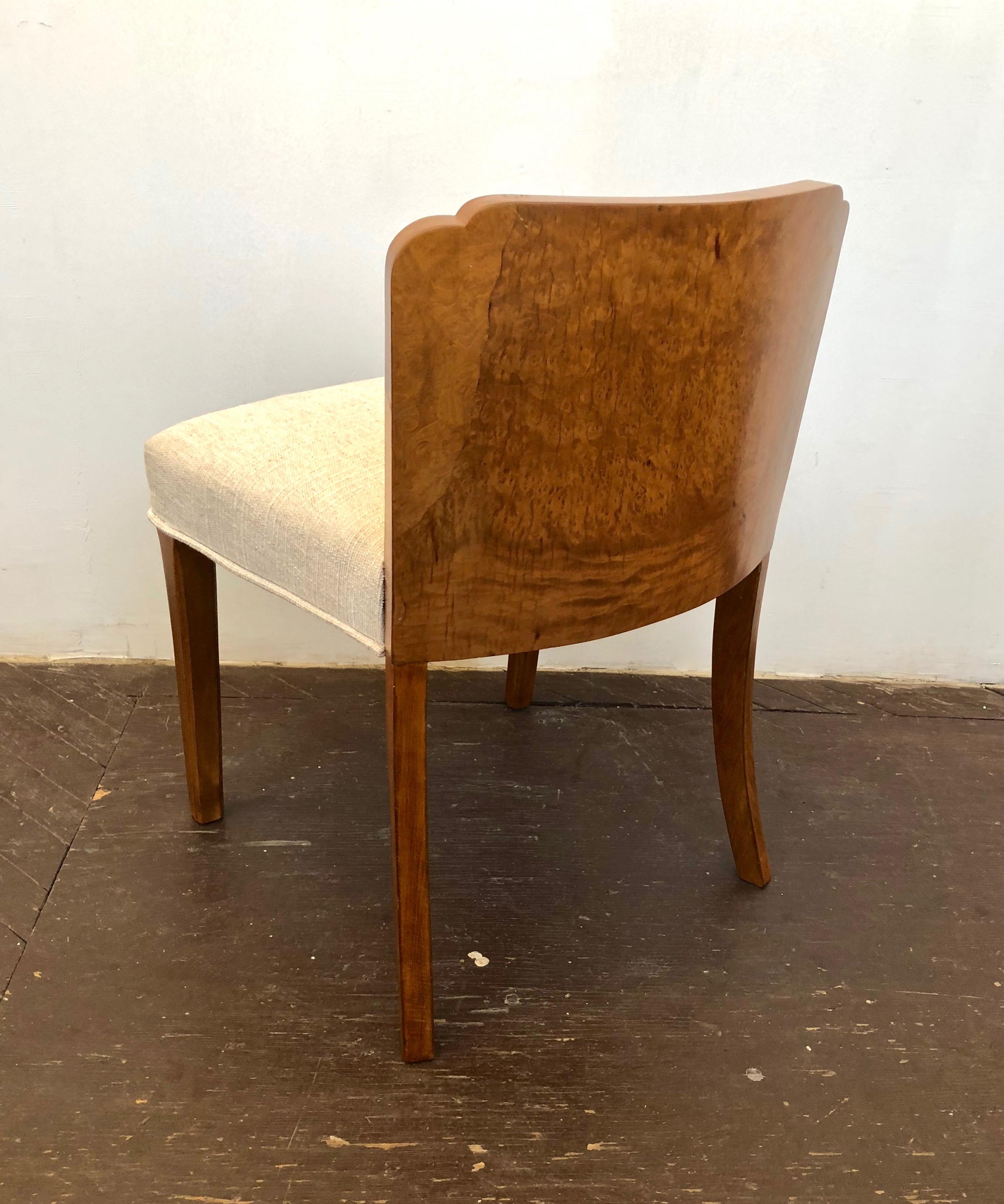 Burl Vanity Chair, USA, circa 1930 1