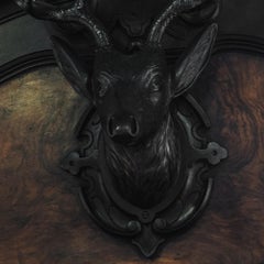 Burl Walnut and Marble Sideboard