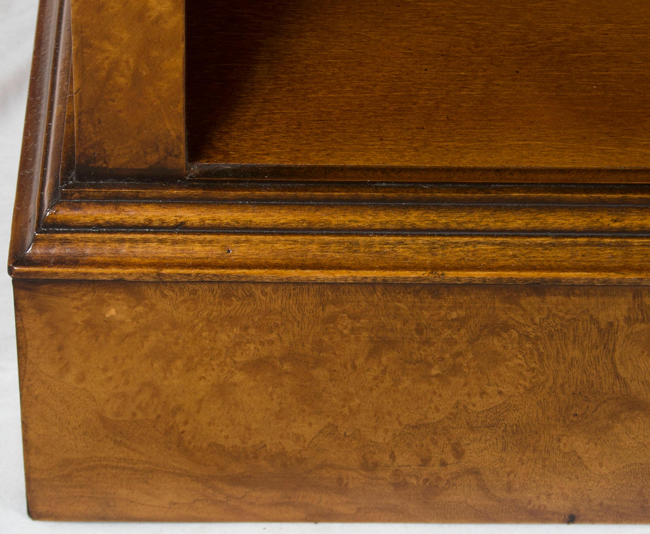 burl bookshelf