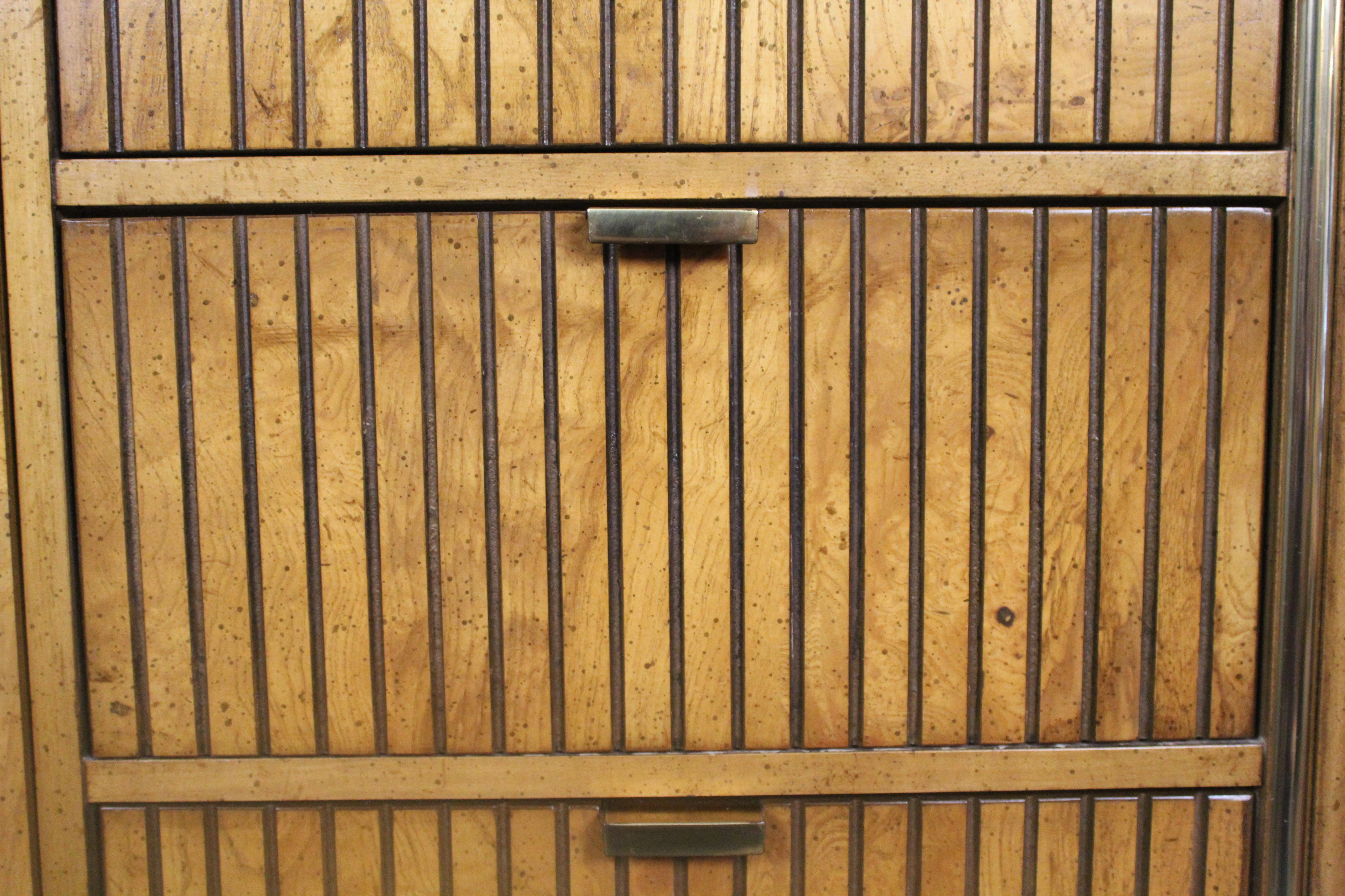 Burl Wardrobe by American of Martinsville For Sale 3