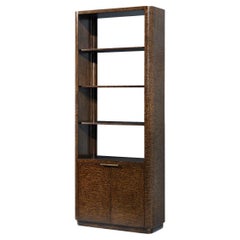 Burl Wood Art Deco Bookcase