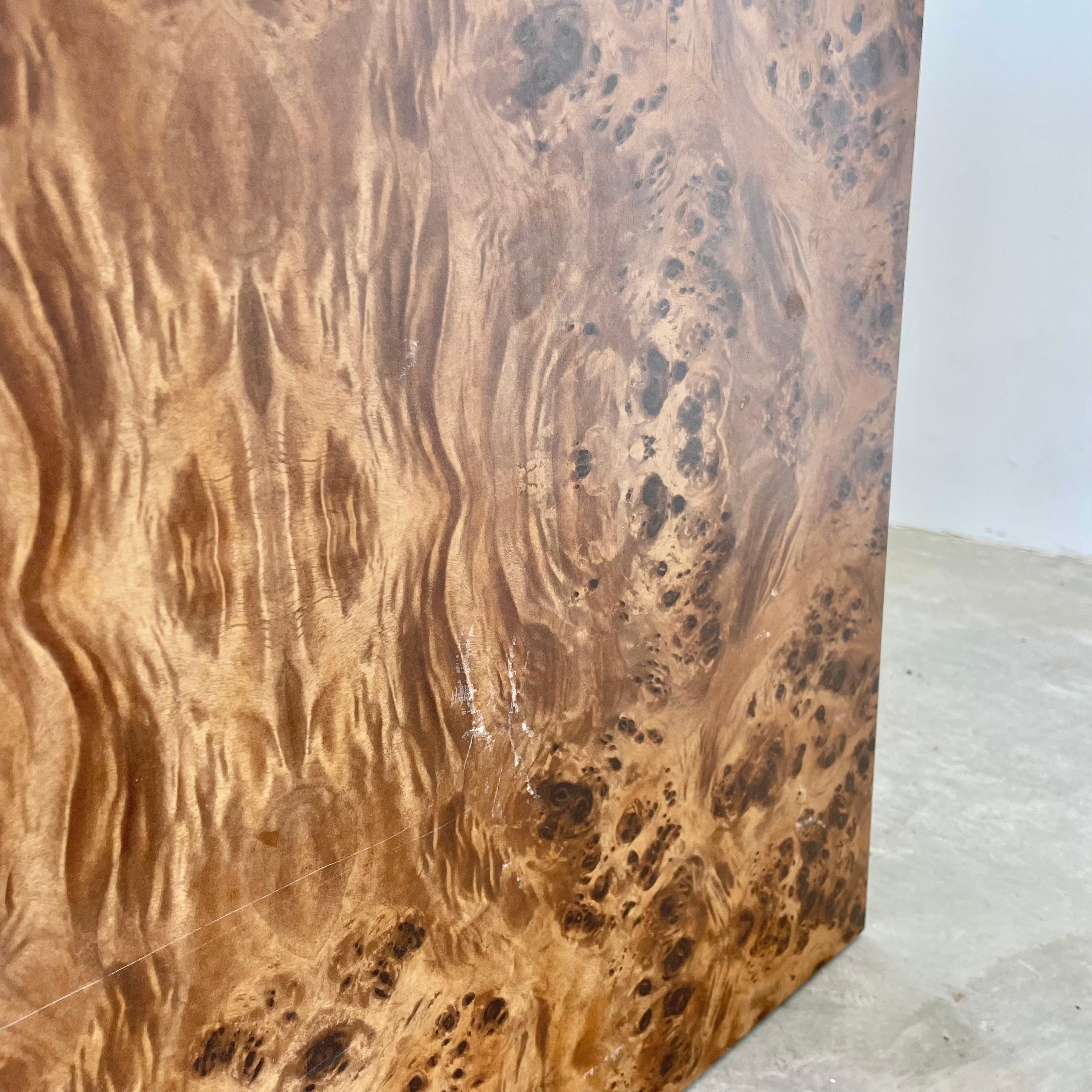 Burl Wood Backgammon Table, 1970s, USA 11