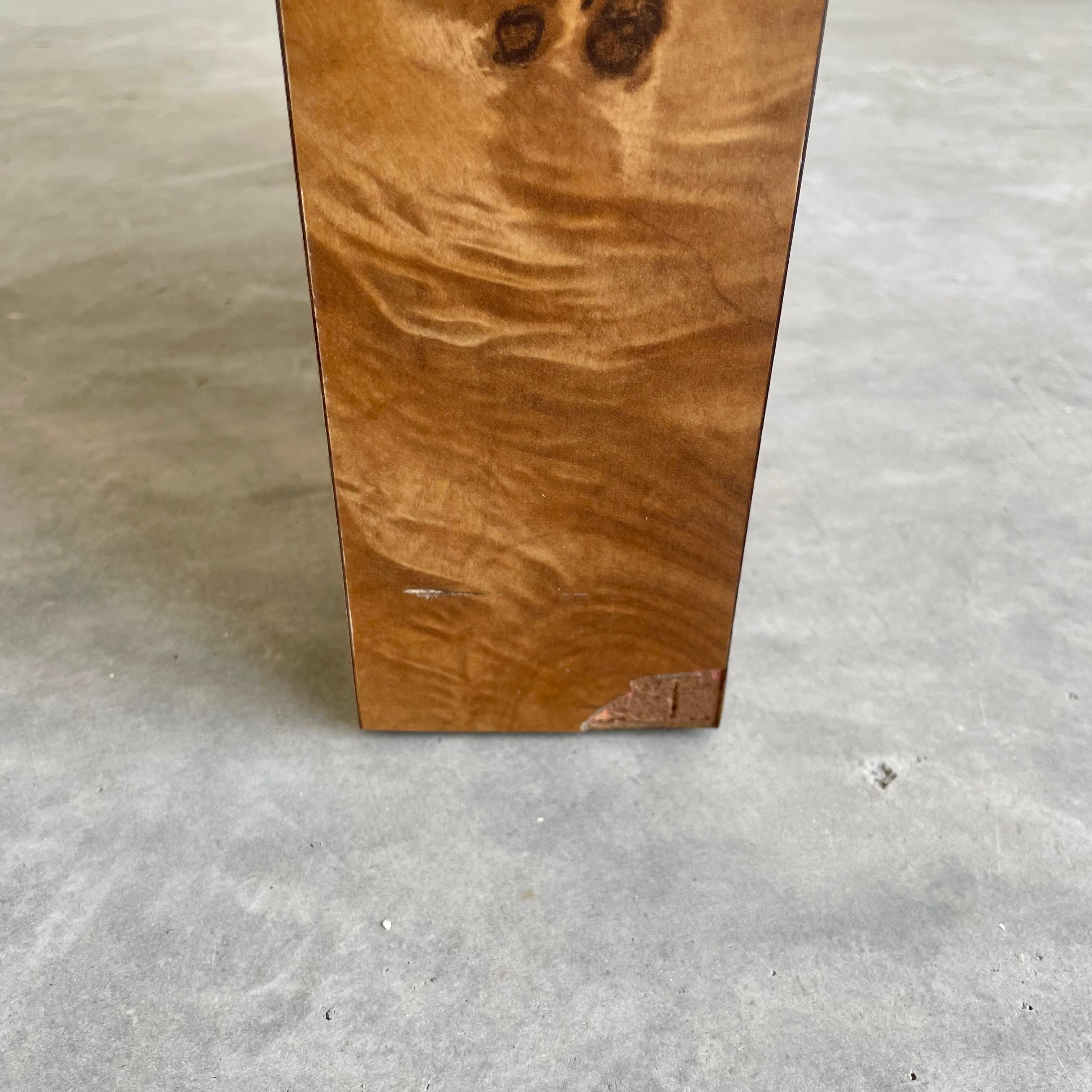 Burl Wood Backgammon Table, 1970s, USA 12