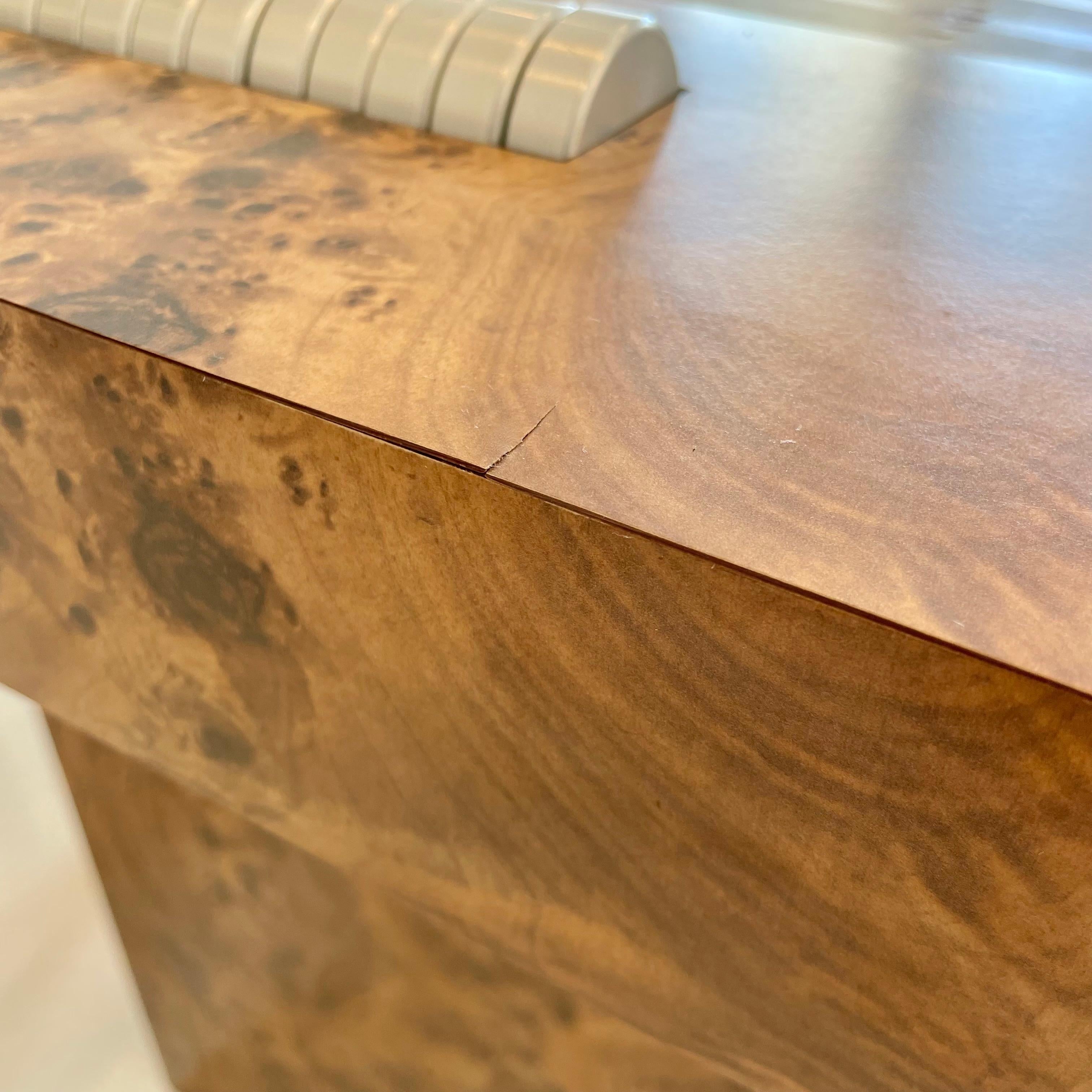 Burl Wood Backgammon Table, 1970s, USA 13
